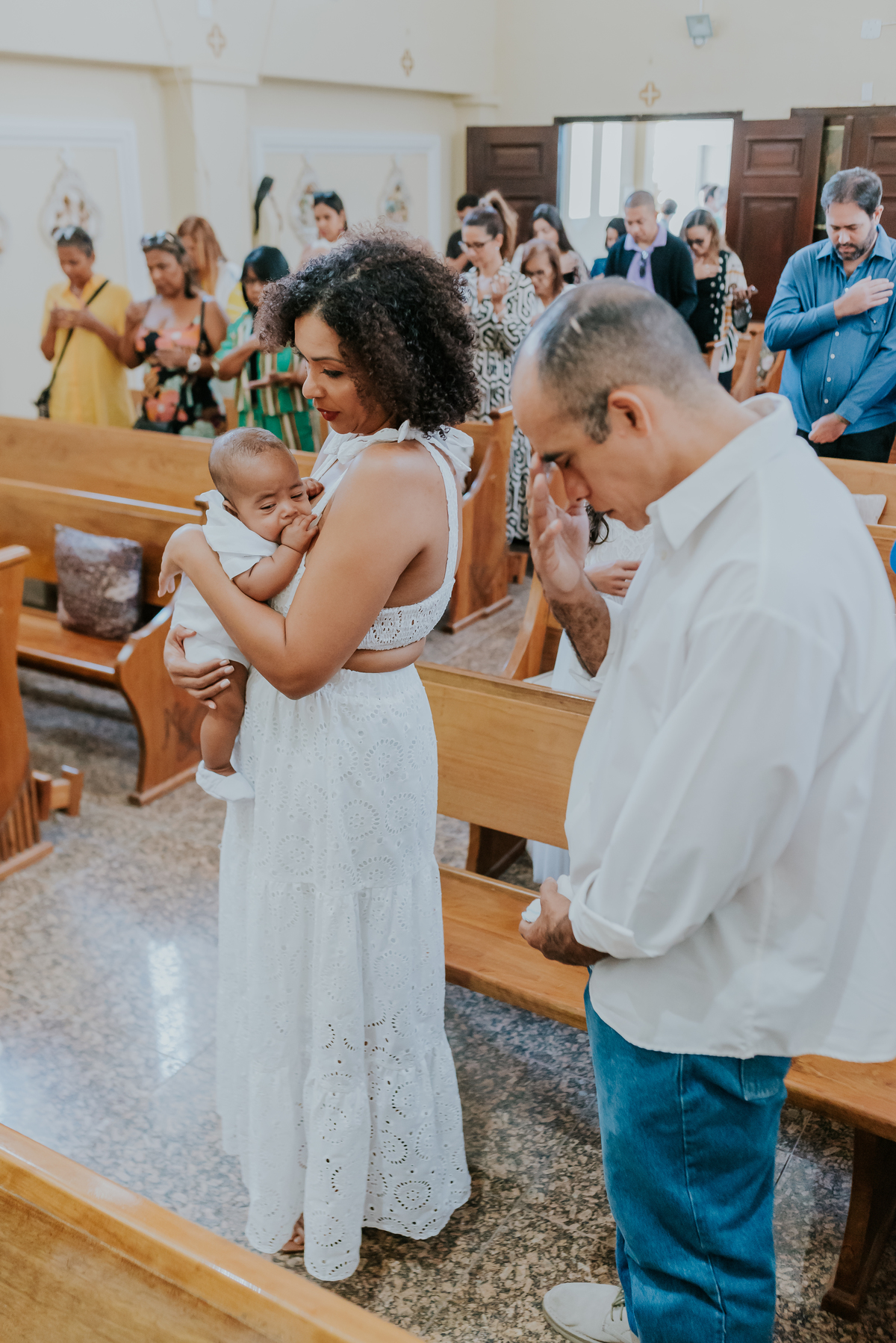 fotografia batizado batismo Pedro gavea mosteiro nossa senhora dos anjos irmãs clarines fotografa família rio de janeiro