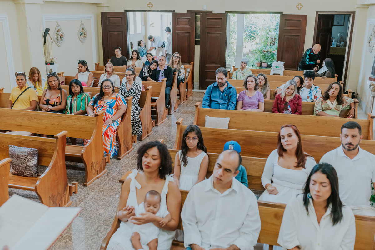 fotografia batizado batismo Pedro gavea mosteiro nossa senhora dos anjos irmãs clarines fotografa família rio de janeiro