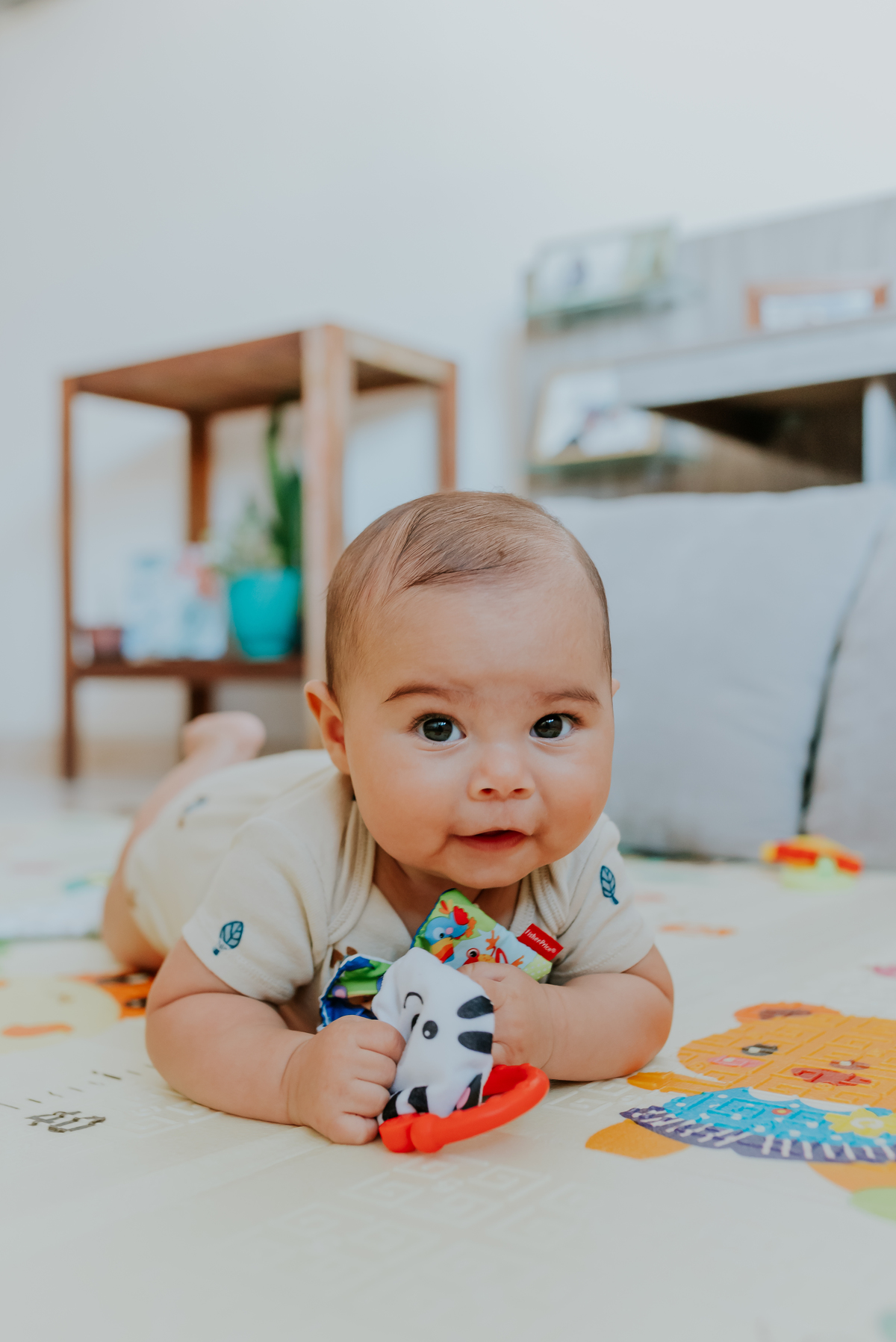 fotografia ensaio familia em casa acompanhamento Theo 5 meses ilha do governador fotografa rio de janeiro