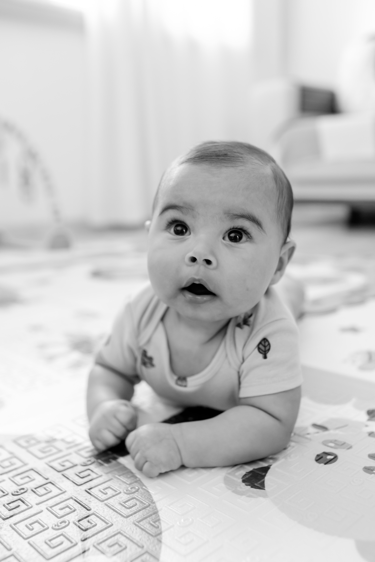 fotografia ensaio familia em casa acompanhamento Theo 5 meses ilha do governador fotografa rio de janeiro
