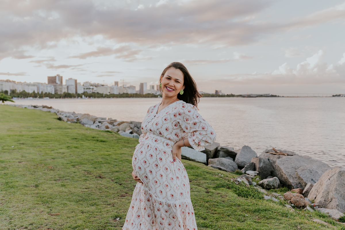 fotografia ensaio de gestante Rio de Janeiro aterro do flamengo a espera da Clarice maria sessão externa fotografa familia