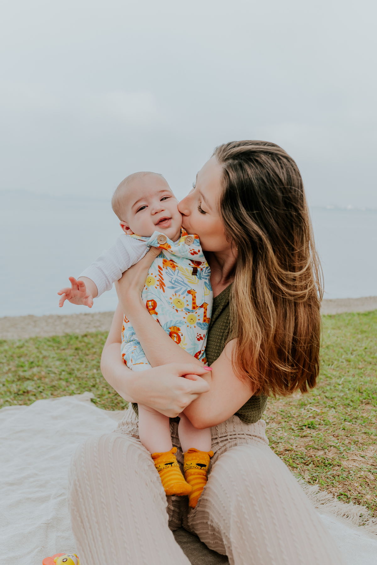 ensaio familia acompanhamento 3 meses Noah externo ilha do governador quebra coco jardim Guanabara fotografia rj 