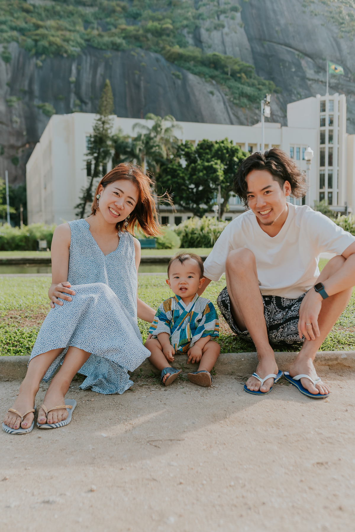 fotografia ensaio família externo praia vermelha urca Rio de Janeiro japonês fotografa Bruna guerson 