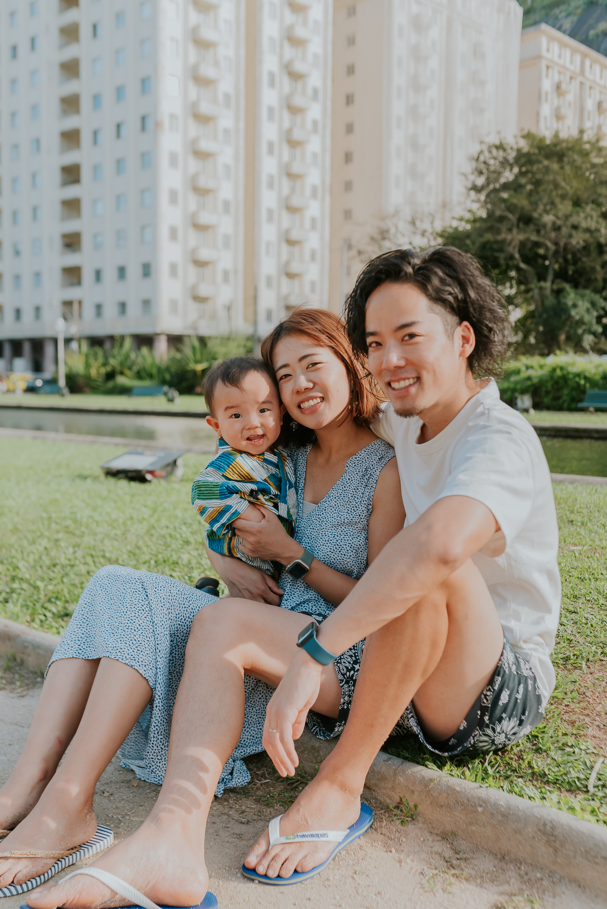 fotografia ensaio família externo praia vermelha urca Rio de Janeiro japonês fotografa Bruna guerson 