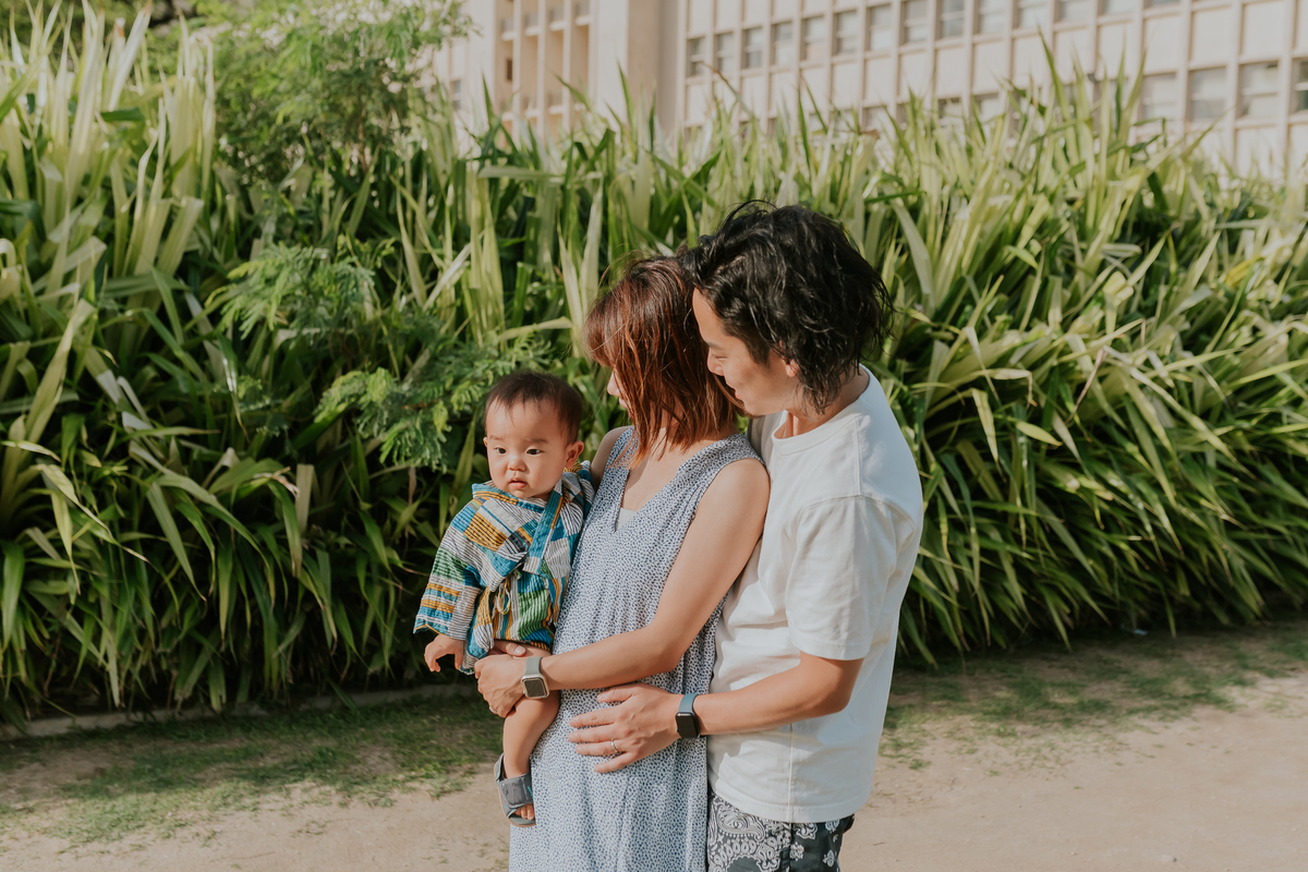fotografia ensaio família externo praia vermelha urca Rio de Janeiro japonês fotografa Bruna guerson 