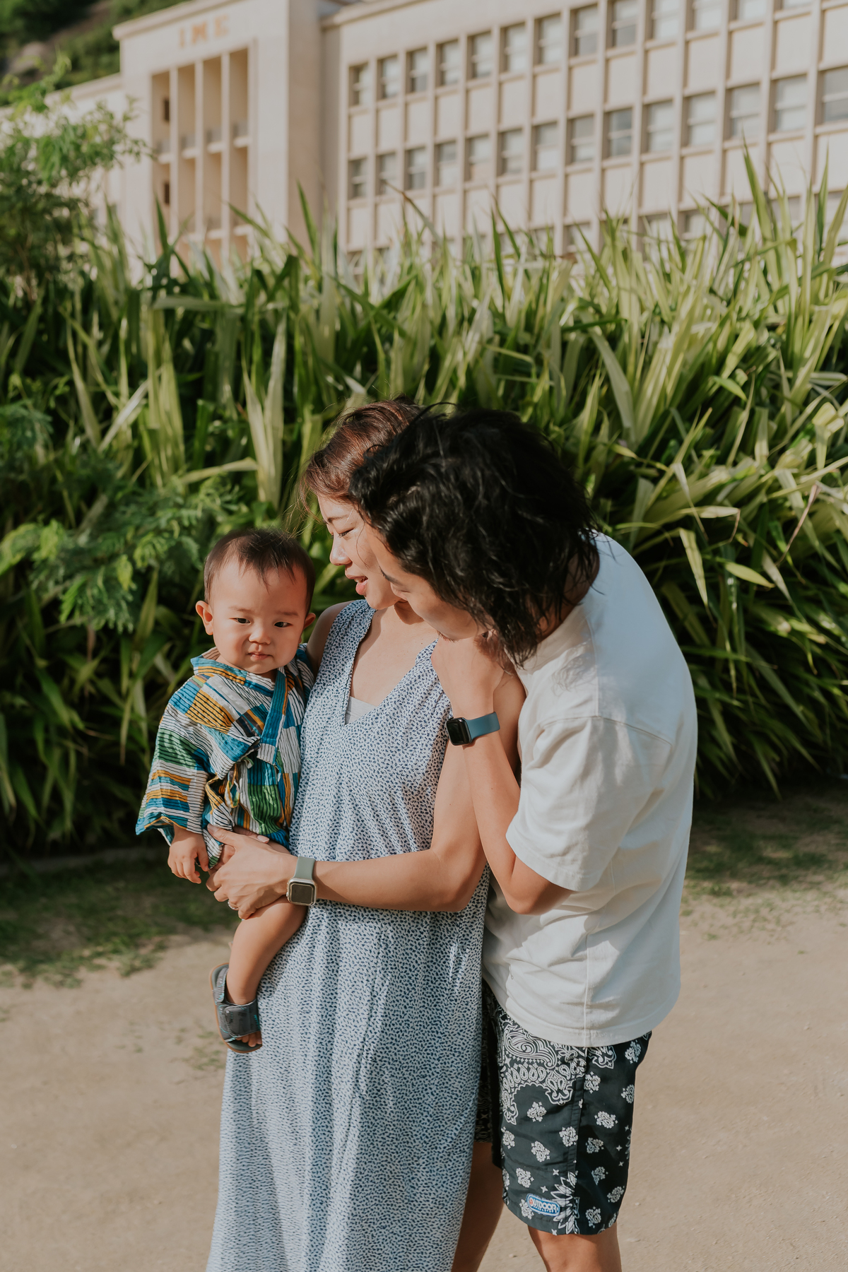 fotografia ensaio família externo praia vermelha urca Rio de Janeiro japonês fotografa Bruna guerson 