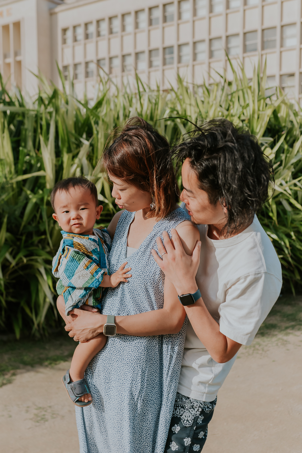 fotografia ensaio família externo praia vermelha urca Rio de Janeiro japonês fotografa Bruna guerson 