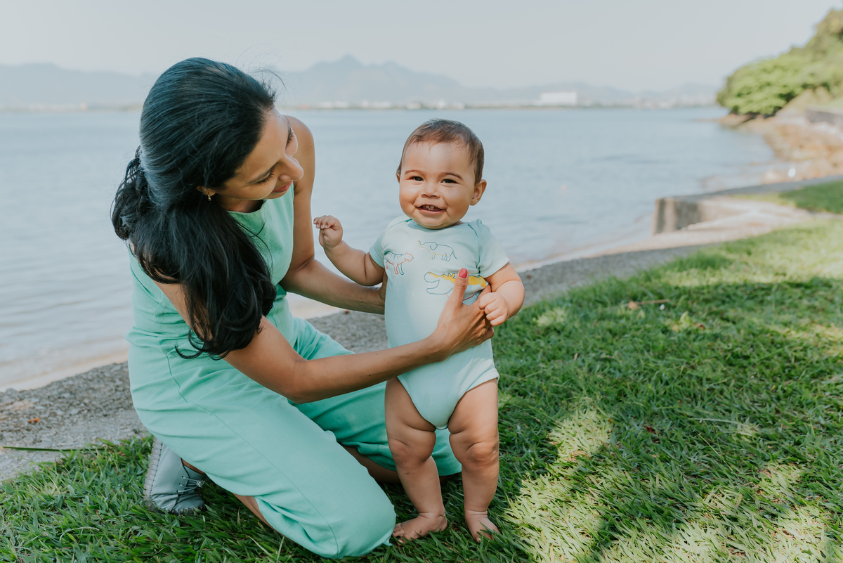 fotografia ensaio família externo quebra coco ilha do governador 8 meses do Theo acompanhamento rio de janeiro