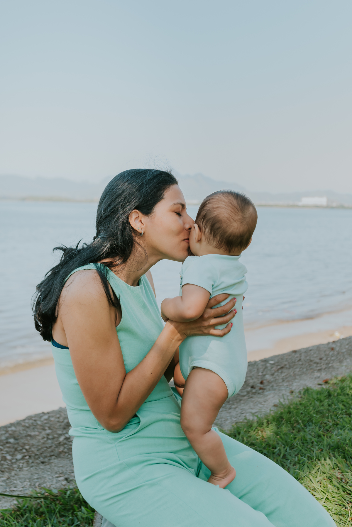 fotografia ensaio família externo quebra coco ilha do governador 8 meses do Theo acompanhamento rio de janeiro