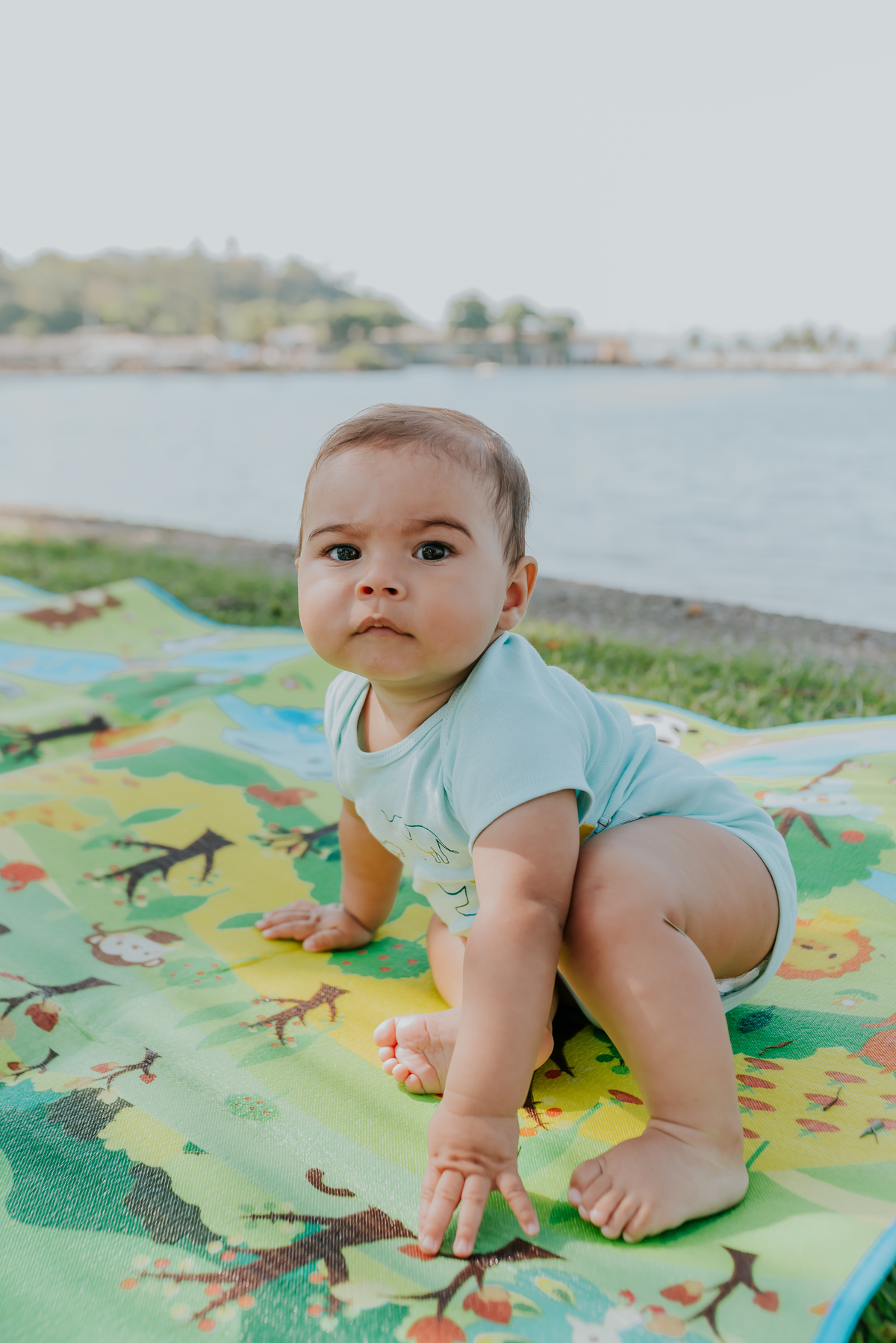 fotografia ensaio família externo quebra coco ilha do governador 8 meses do Theo acompanhamento rio de janeiro