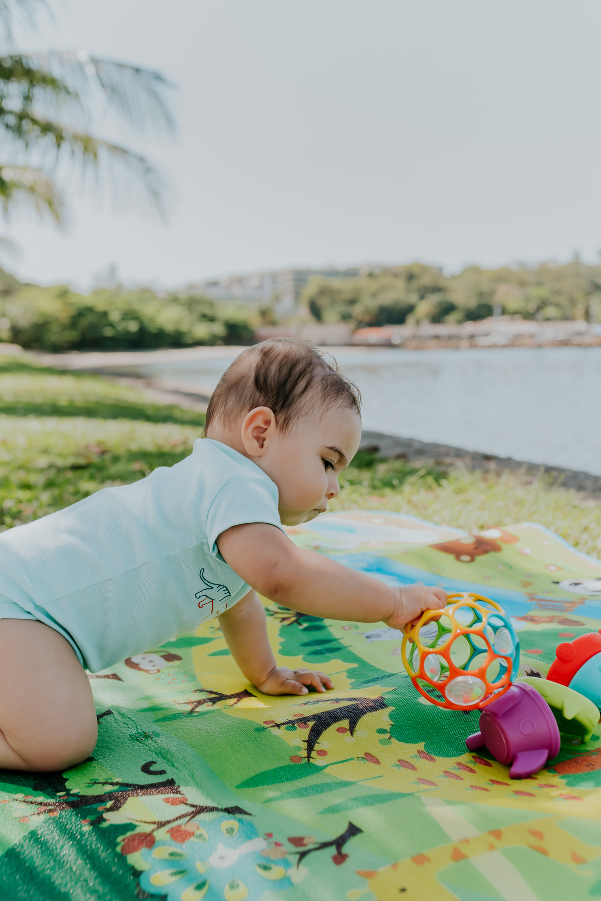 fotografia ensaio família externo quebra coco ilha do governador 8 meses do Theo acompanhamento rio de janeiro