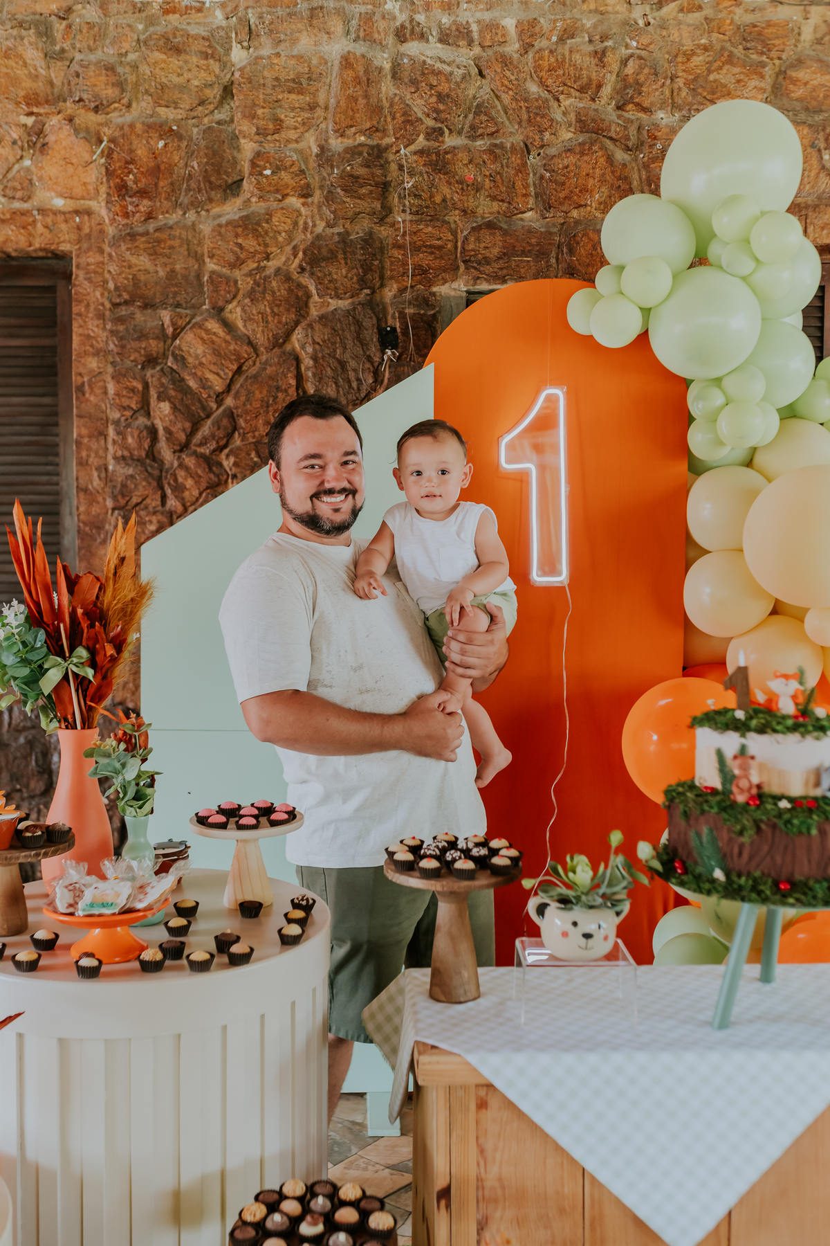 fotografia festa infantil tema raposa Rio de Janeiro 1 ano Nicolas fotografa familia recreio
