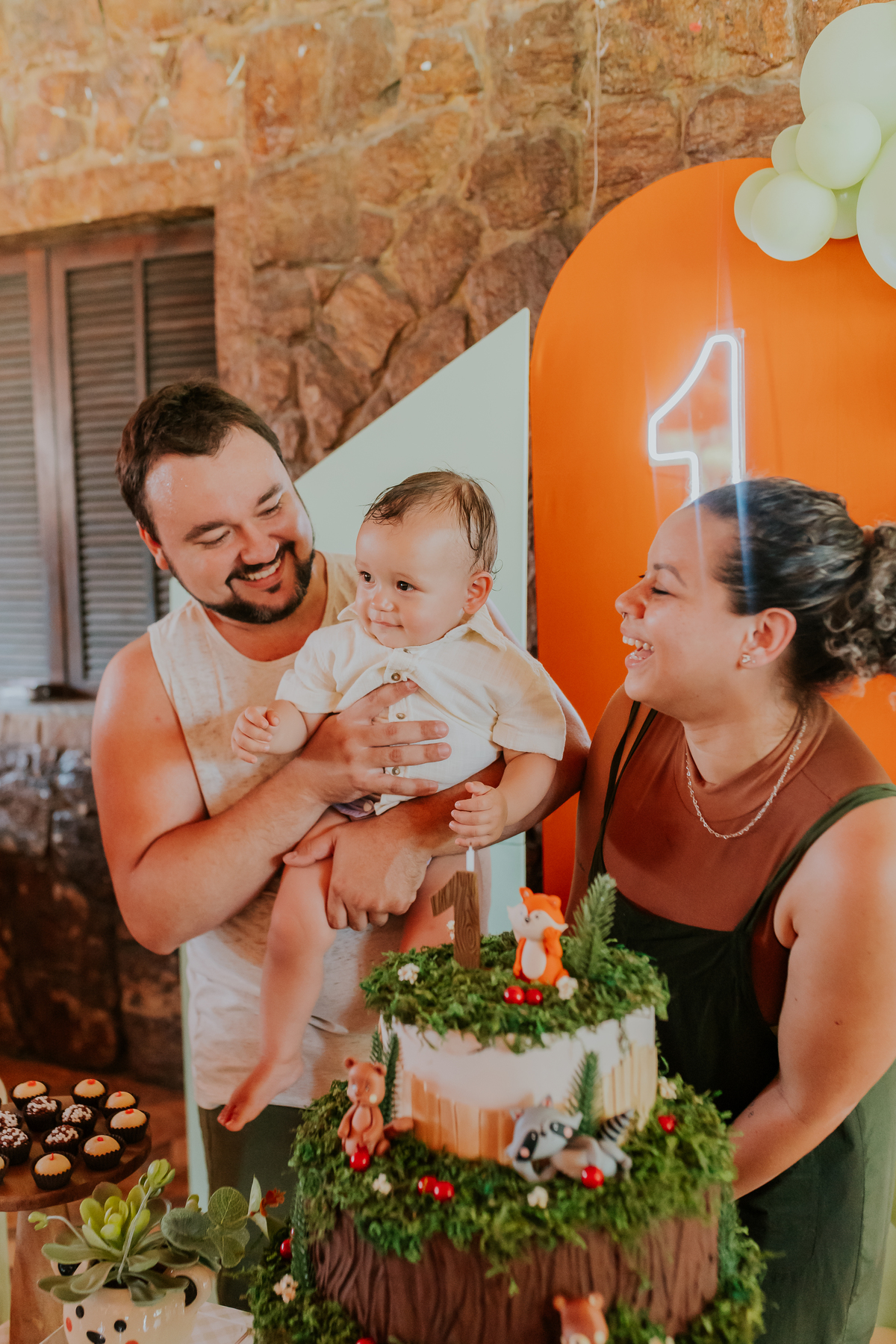 fotografia festa infantil tema raposa Rio de Janeiro 1 ano Nicolas fotografa familia recreio