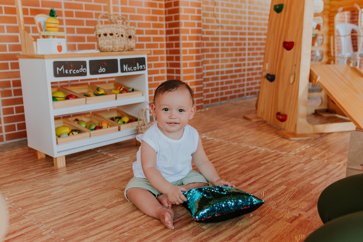 fotografia festa infantil tema raposa Rio de Janeiro 1 ano Nicolas fotografa familia recreio
