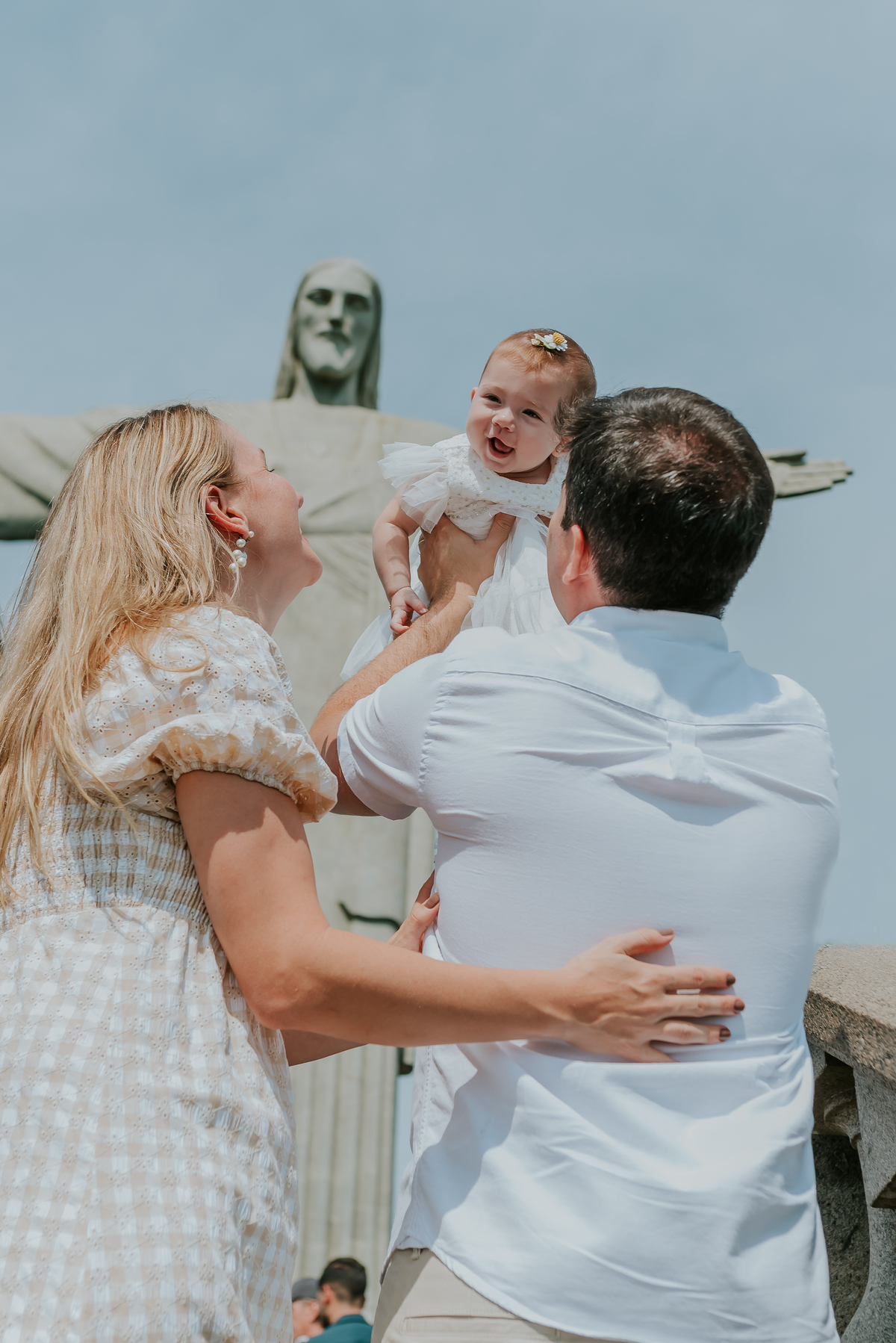 fotografa Rio de Janeiro familia fotografia batizado cristo redentor rj bruna Guerson batismo Sofia 