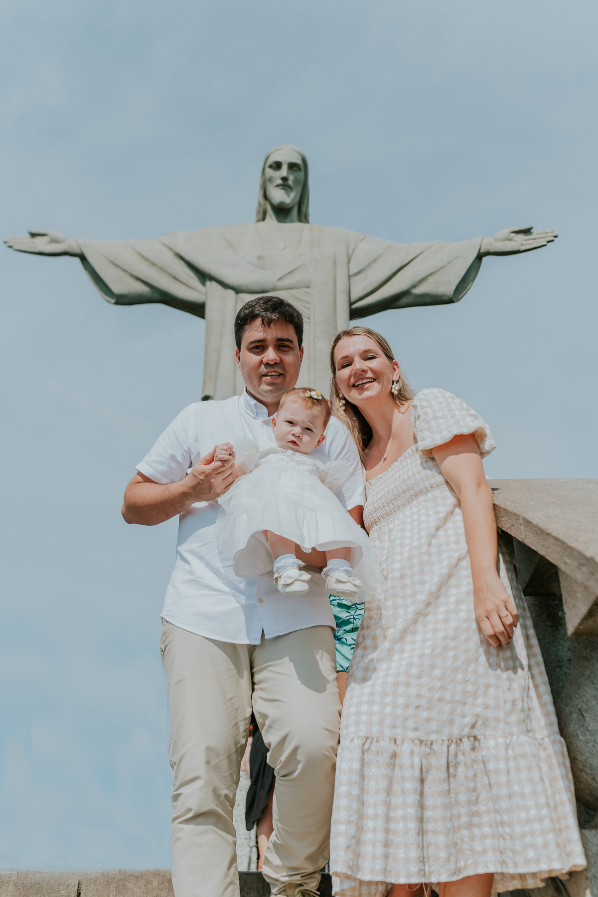 fotografa Rio de Janeiro familia fotografia batizado cristo redentor rj bruna Guerson batismo Sofia 