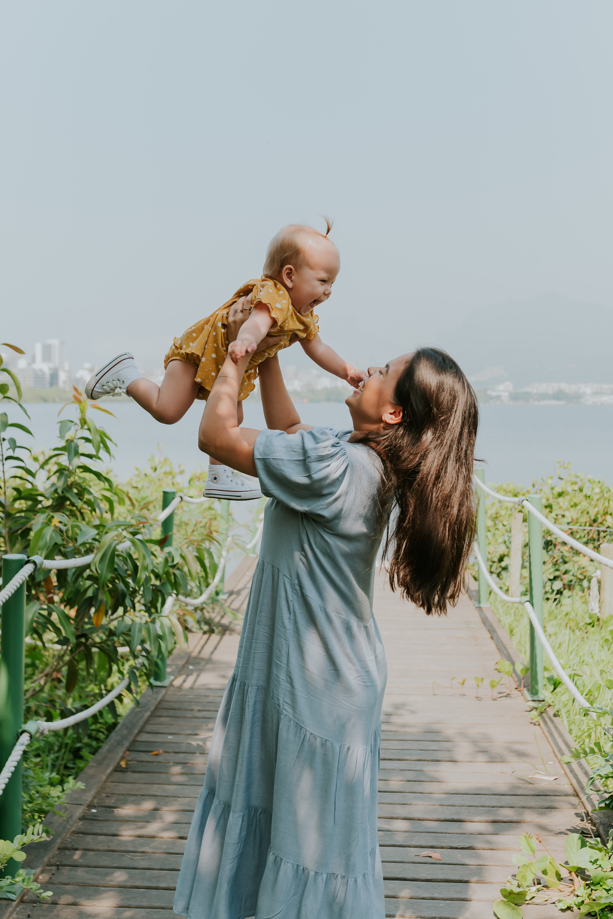 fotografia ensaio externo familia Lagoa Rodrigo de Freitas Rio de Janeiro fotografa bruna guerson 