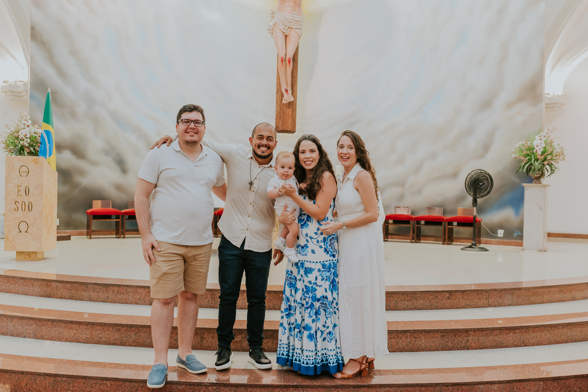 fotografia batizado fotografa familia batismo Gabriel paroquia São Francisco de paula barra da Tijuca rio de janeiro 