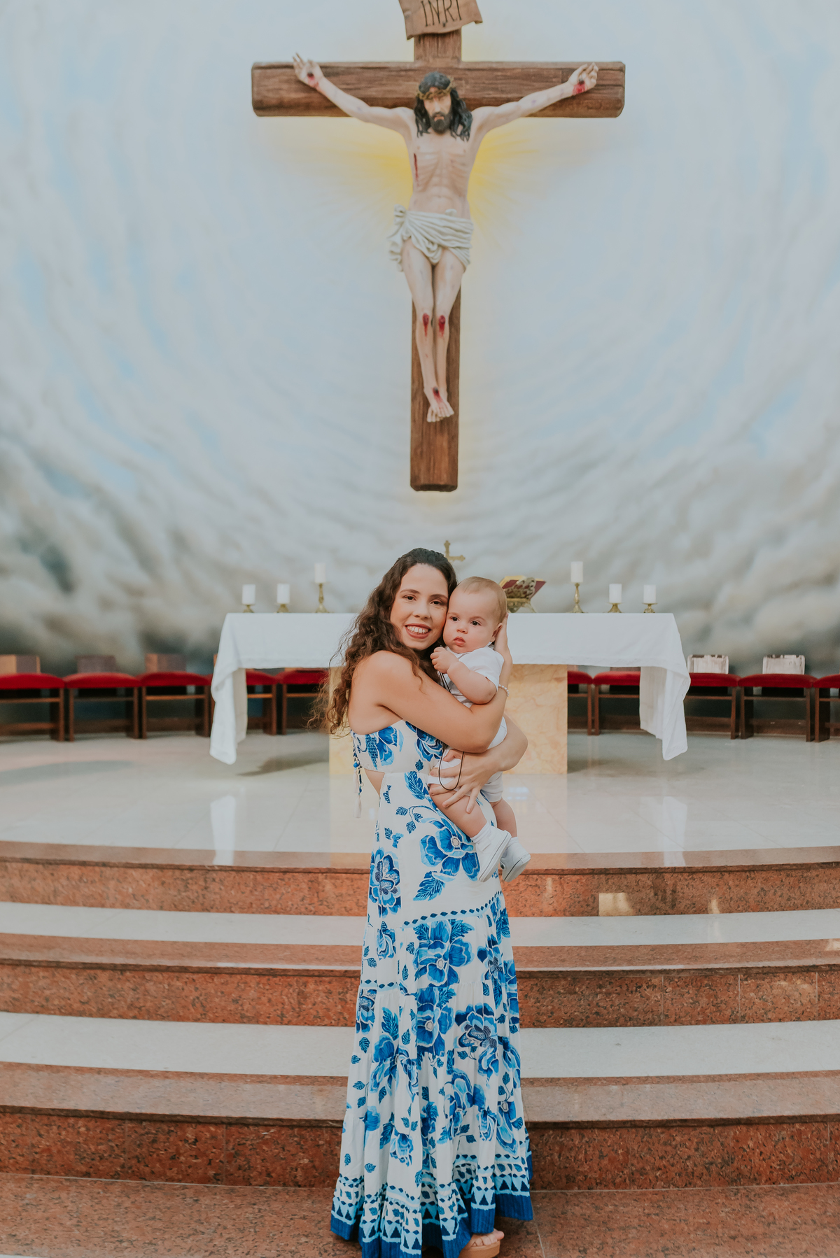 fotografia batizado fotografa familia batismo Gabriel paroquia São Francisco de paula barra da Tijuca rio de janeiro 