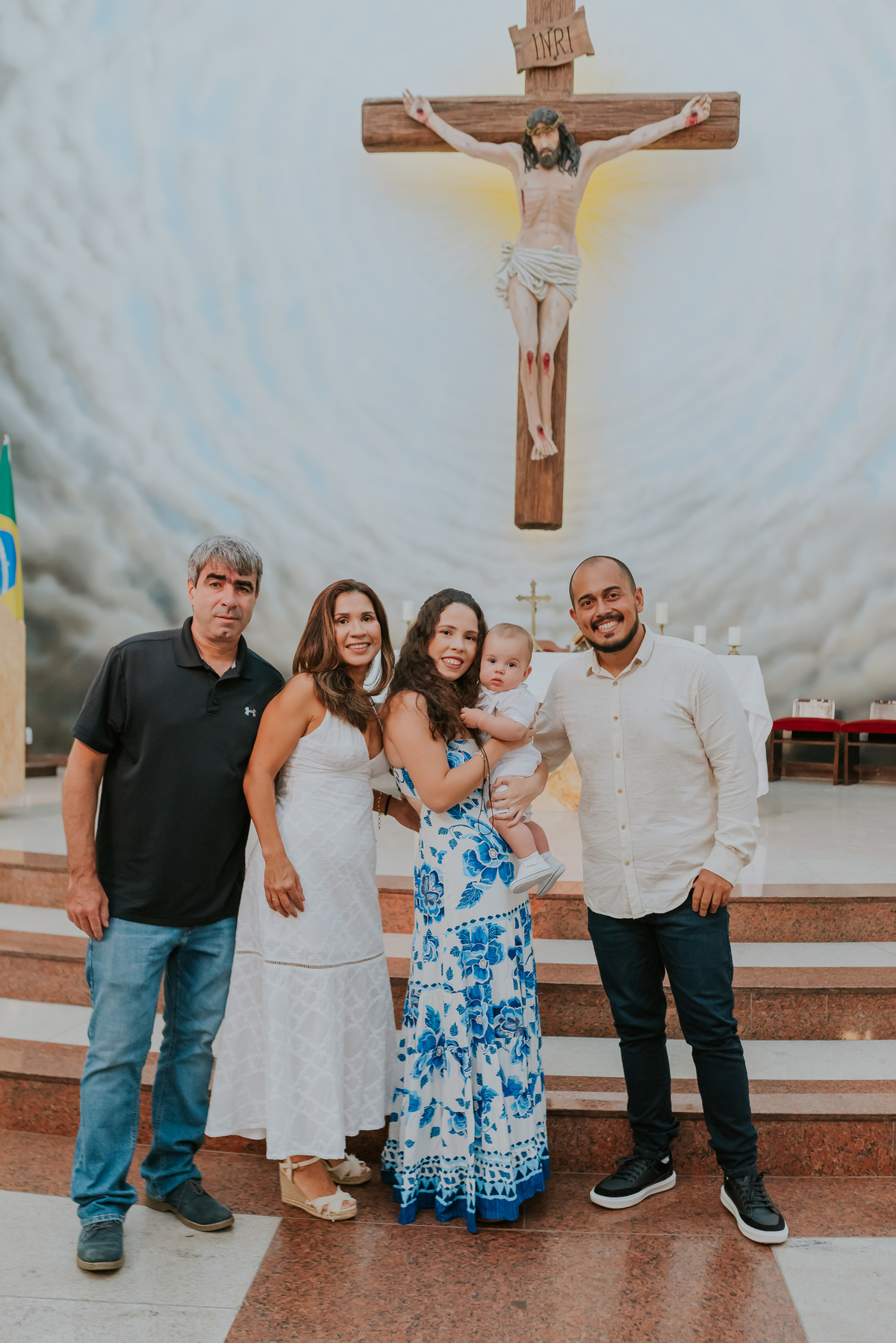 fotografia batizado fotografa familia batismo Gabriel paroquia São Francisco de paula barra da Tijuca rio de janeiro 