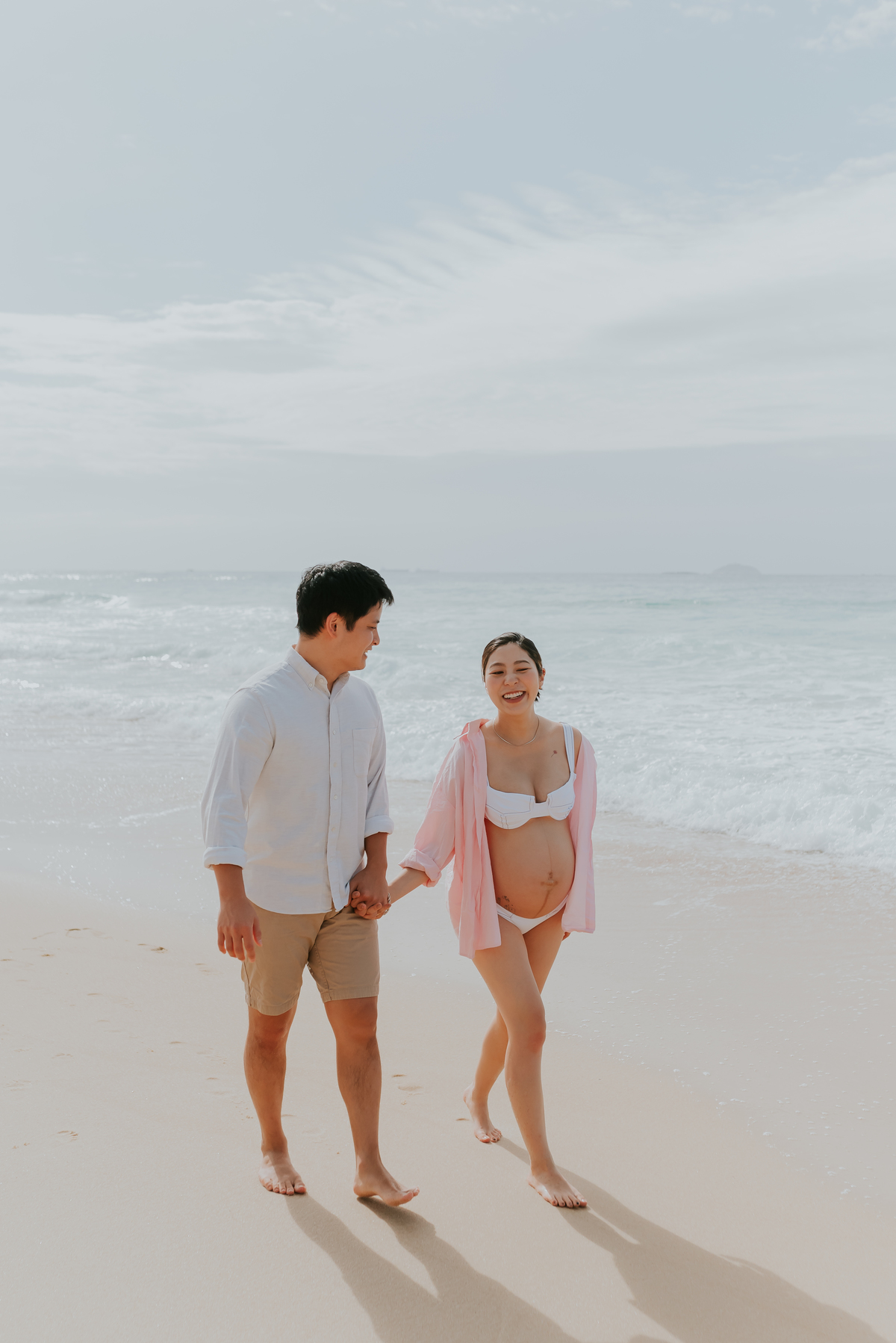 fotografia ensaio externo gestante familia na praia Leblon Rio de Janeiro fotografa bruna guerson