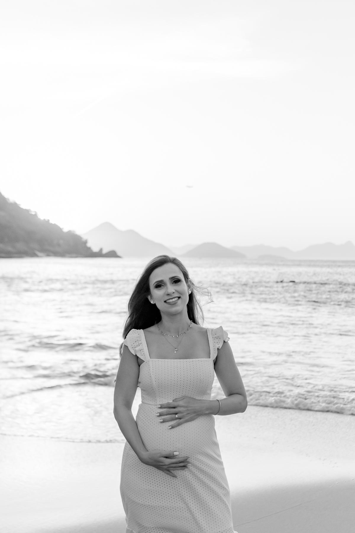 fotografia ensaio de gestante externo praia amanhecer Rio de Janeiro praia vermelha urca rj fotografa familia 