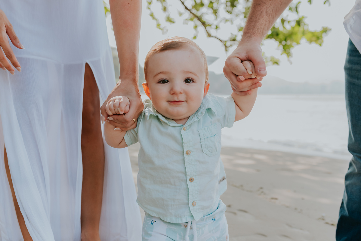 fotografia ensaio familia externo acompanhamento bebe 7 meses praia da boa viagem Niteroi rio de janeiro fotografa 