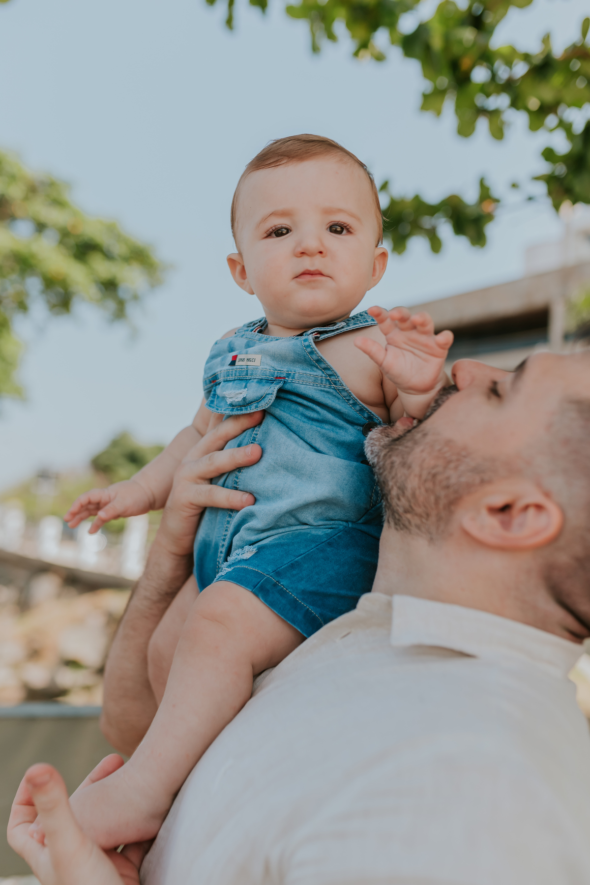 fotografia ensaio familia externo acompanhamento bebe 7 meses praia da boa viagem Niteroi rio de janeiro fotografa 