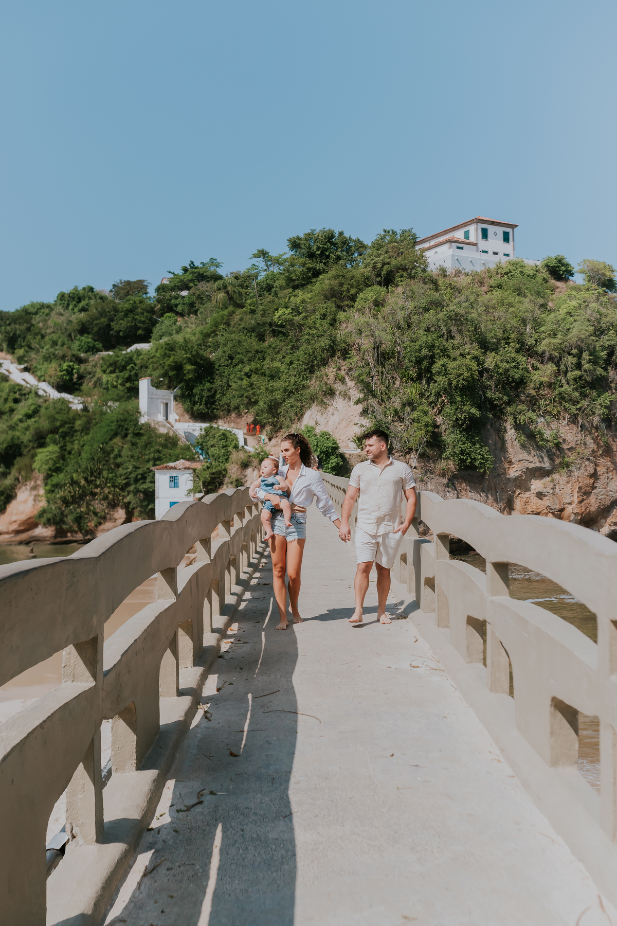 fotografia ensaio familia externo acompanhamento bebe 7 meses praia da boa viagem Niteroi rio de janeiro fotografa 