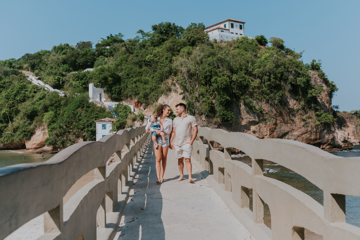 fotografia ensaio familia externo acompanhamento bebe 7 meses praia da boa viagem Niteroi rio de janeiro fotografa 
