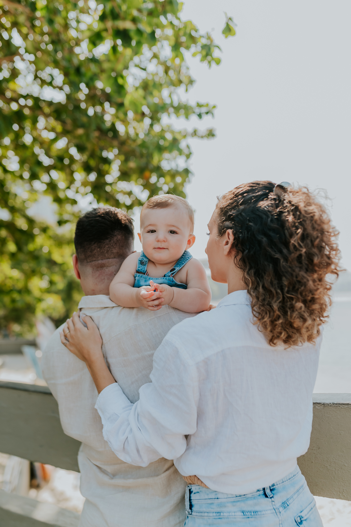 fotografia ensaio familia externo acompanhamento bebe 7 meses praia da boa viagem Niteroi rio de janeiro fotografa 