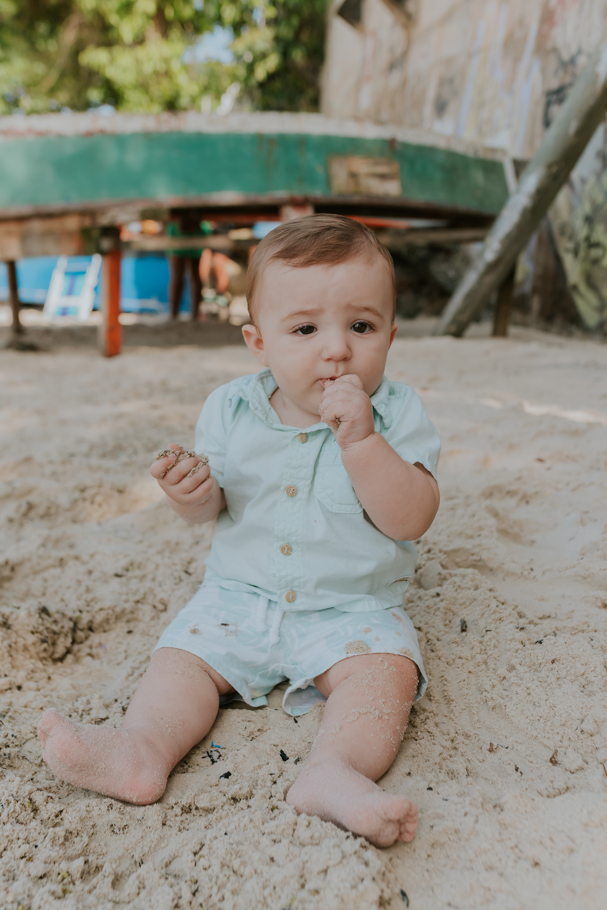 fotografia ensaio familia externo acompanhamento bebe 7 meses praia da boa viagem Niteroi rio de janeiro fotografa 