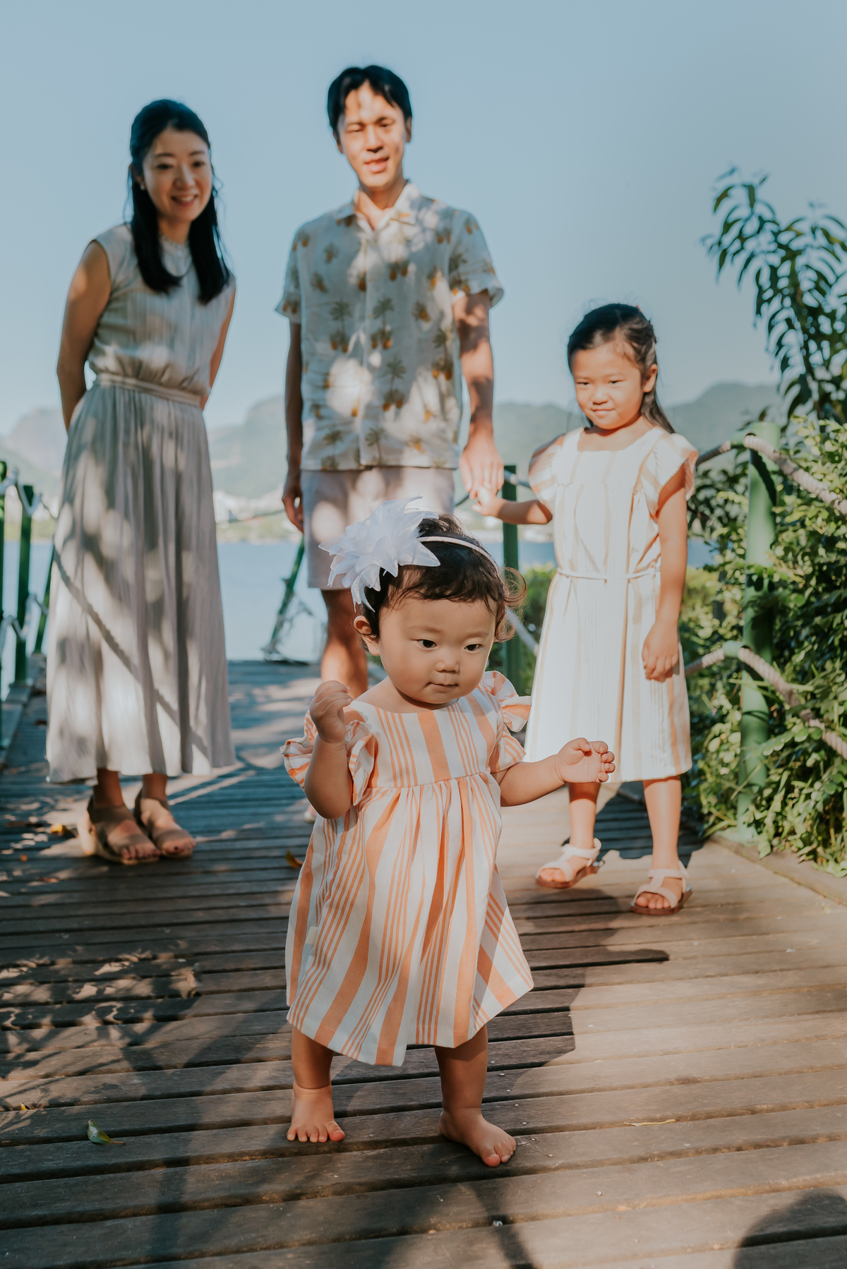 fotografia ensaio familia externo lagoa rodrigo de Freitas japonesa mia e anna fotografa Rio de Janeiro 
