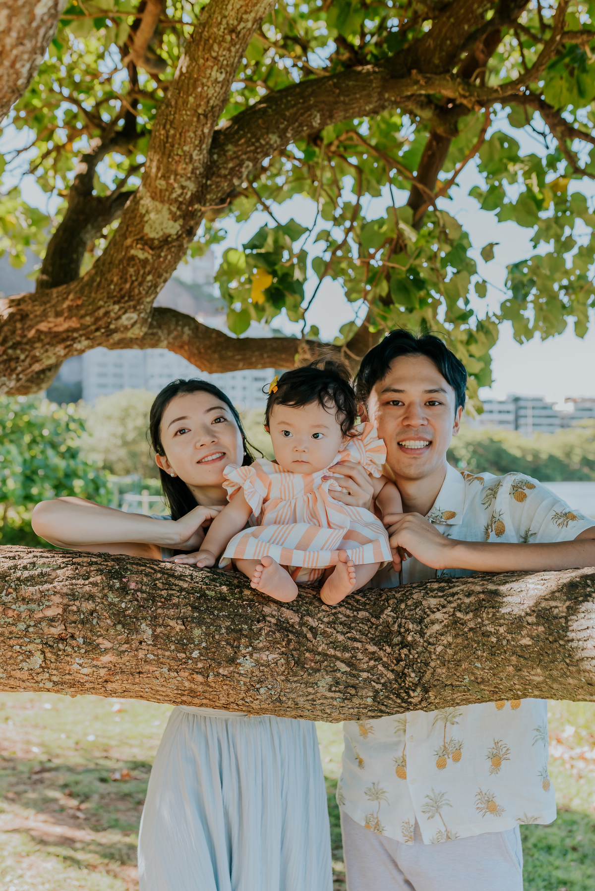 fotografia ensaio familia externo lagoa rodrigo de Freitas japonesa mia e anna fotografa Rio de Janeiro 