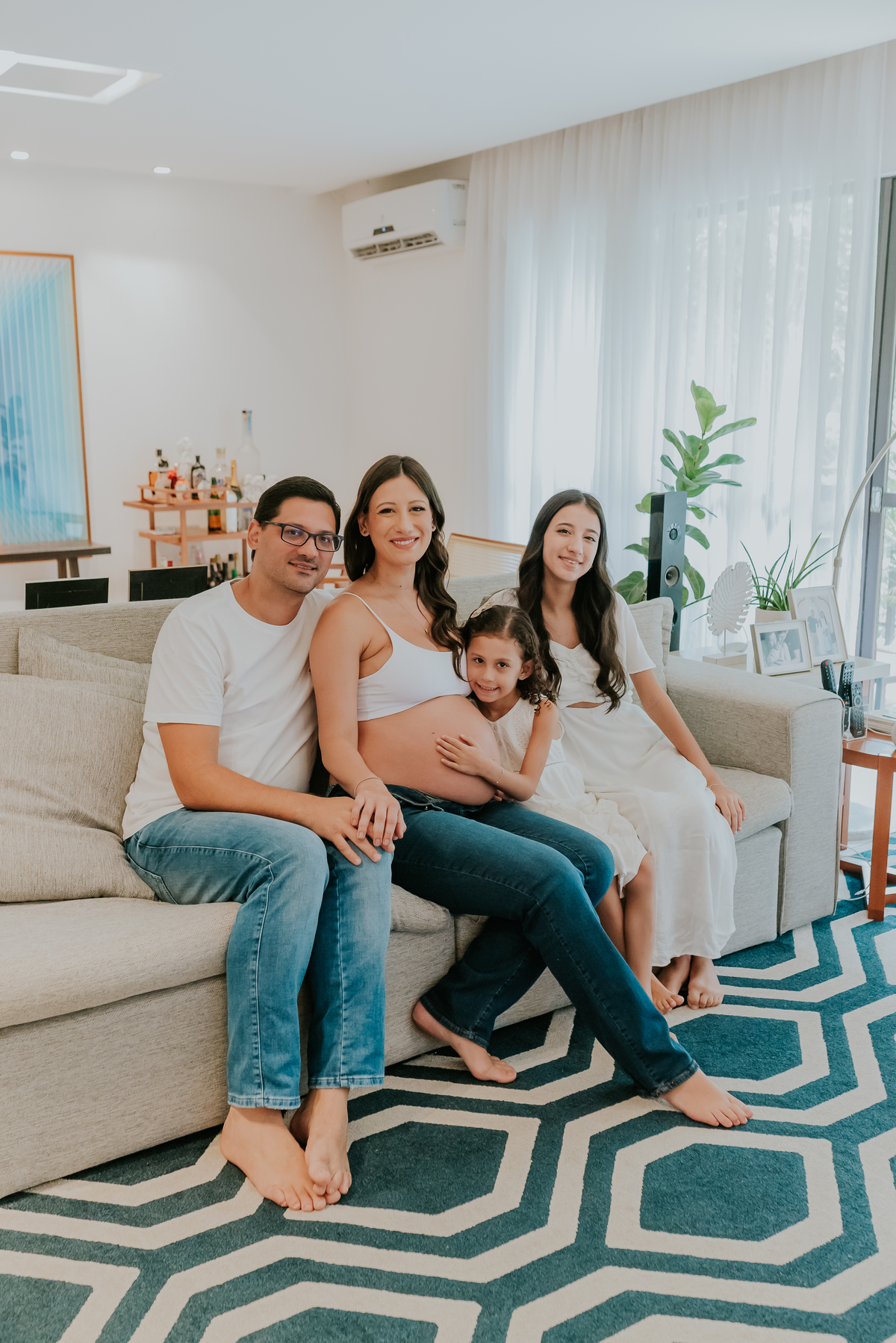 fotografa bruna Guerson fotografia família ensaio gestante em casa rio de janeiro Tijuca a espera da Cecilia 