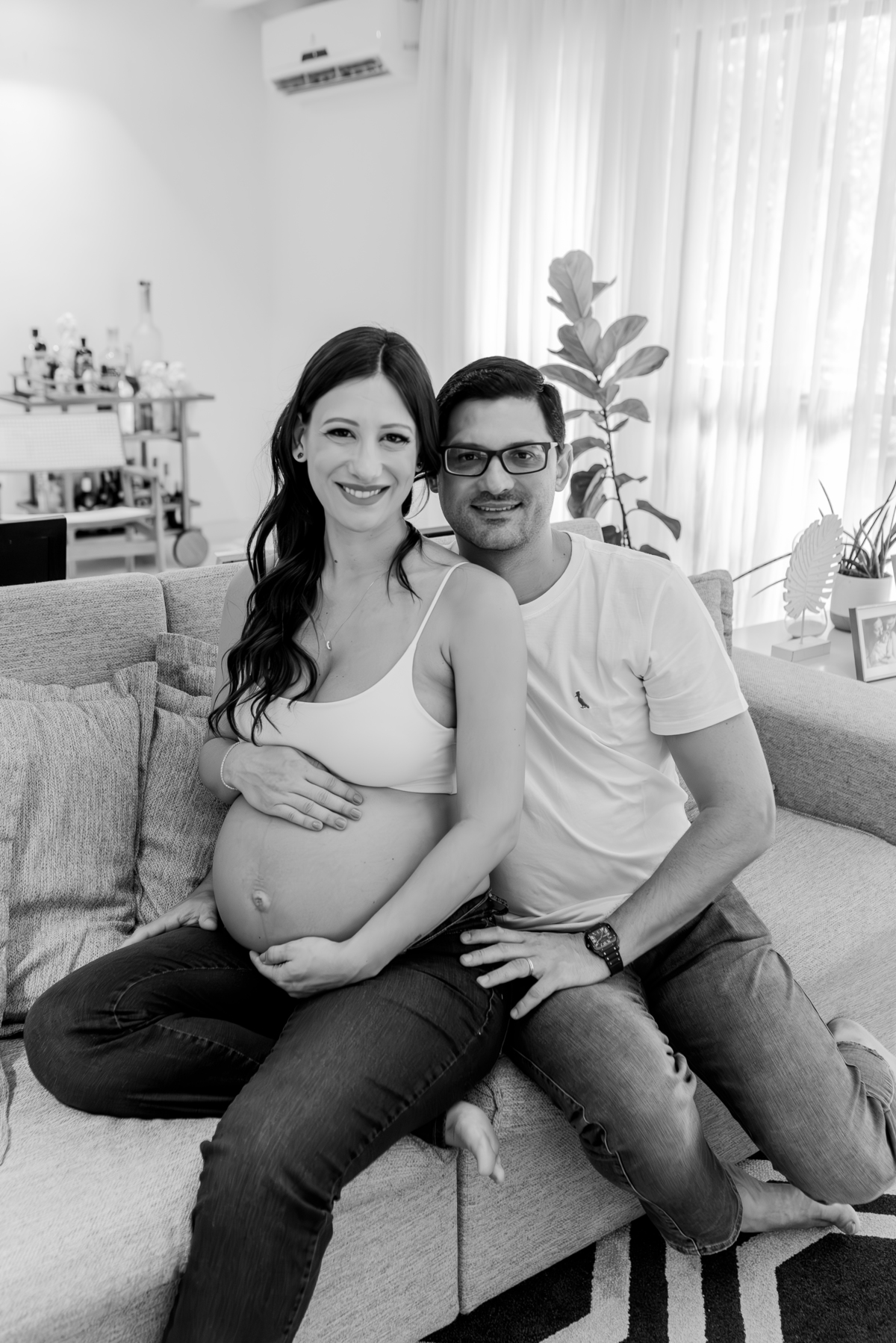 fotografa bruna Guerson fotografia família ensaio gestante em casa rio de janeiro Tijuca a espera da Cecilia 