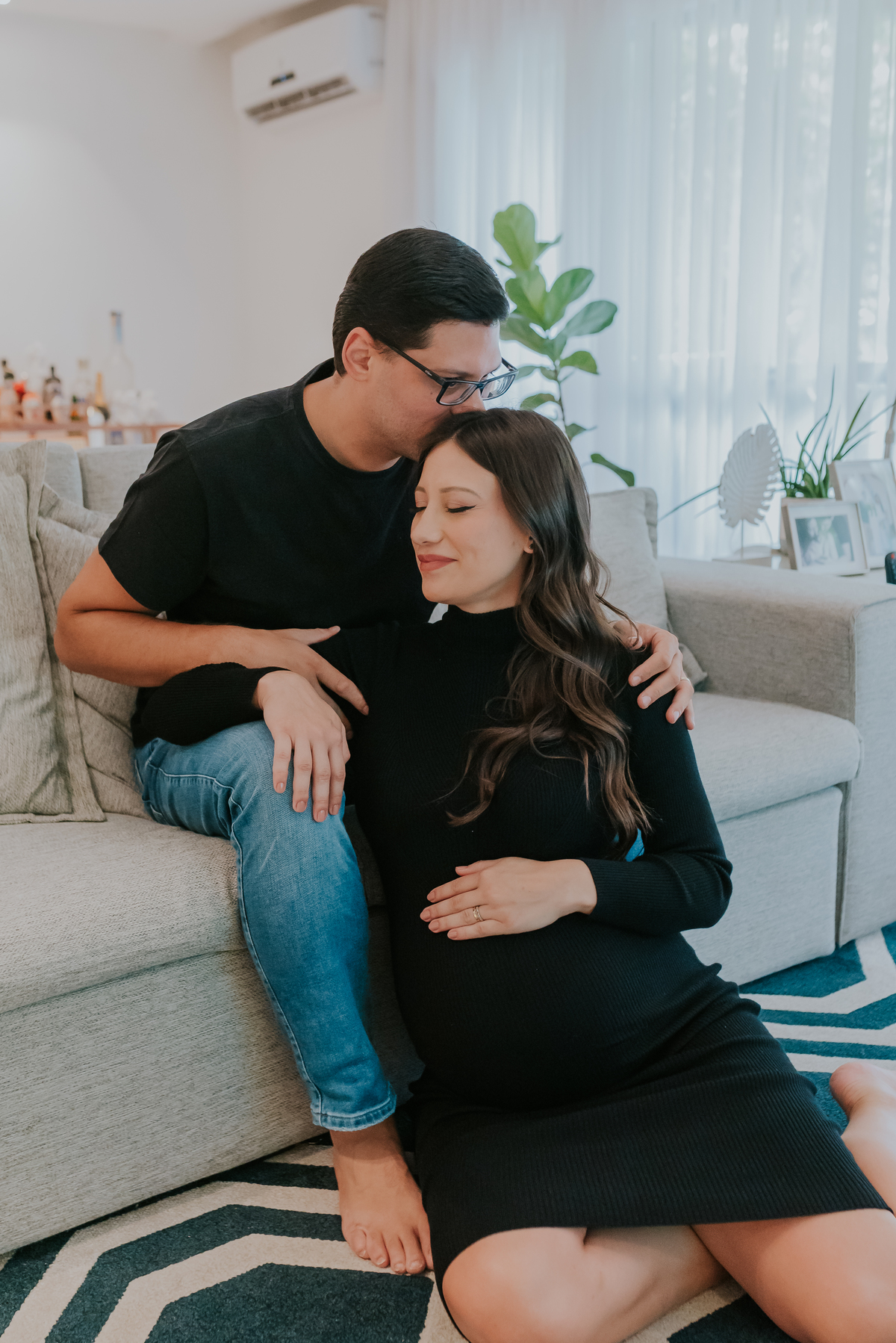 fotografa bruna Guerson fotografia família ensaio gestante em casa rio de janeiro Tijuca a espera da Cecilia 