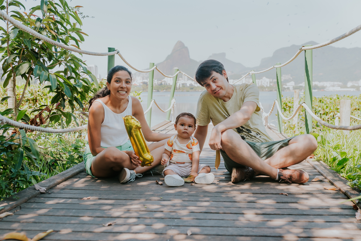 fotografia acompanhamento Theo 11 meses Lagoa Rodrigo de Freitas Rio de Janeiro fotografa familia 