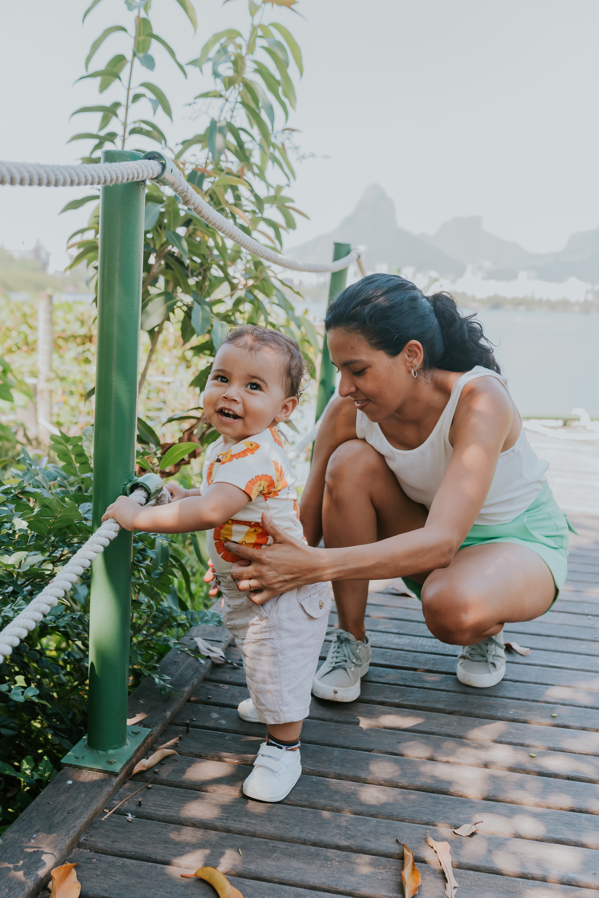 fotografia acompanhamento Theo 11 meses Lagoa Rodrigo de Freitas Rio de Janeiro fotografa familia 