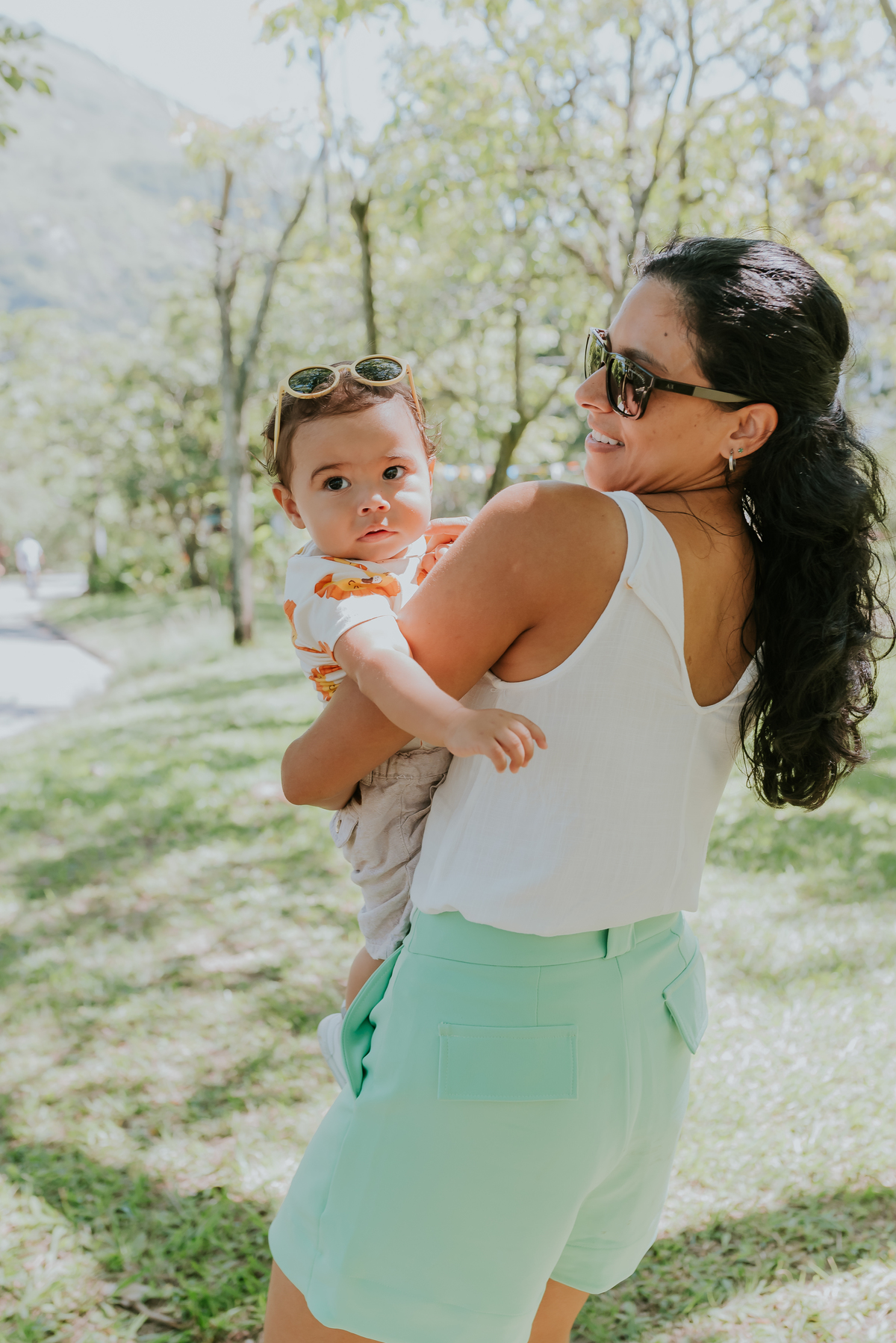 fotografia acompanhamento Theo 11 meses Lagoa Rodrigo de Freitas Rio de Janeiro fotografa familia 