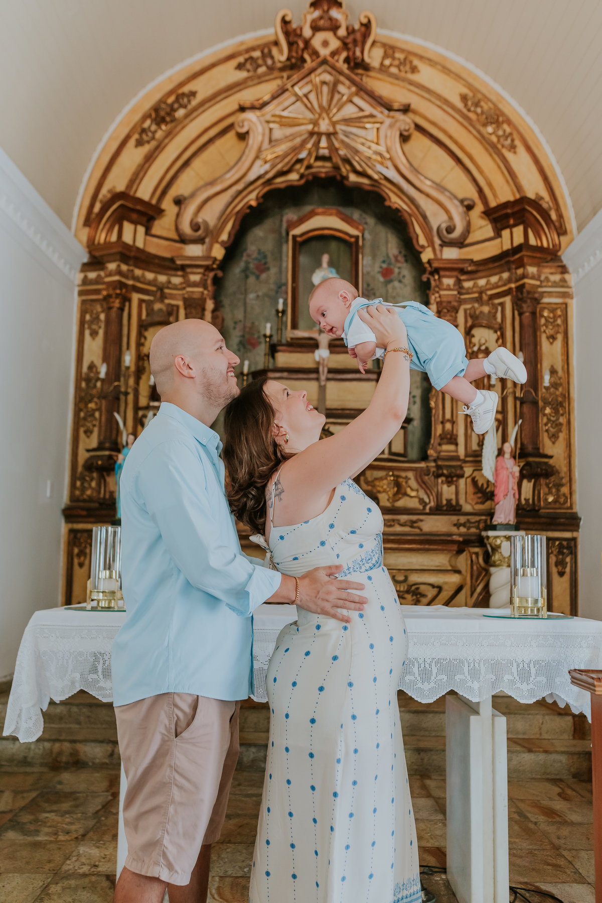 batismo batizado fotografia fotografa familia Praia da Bica Ilha do Governador Rio de Janeiro