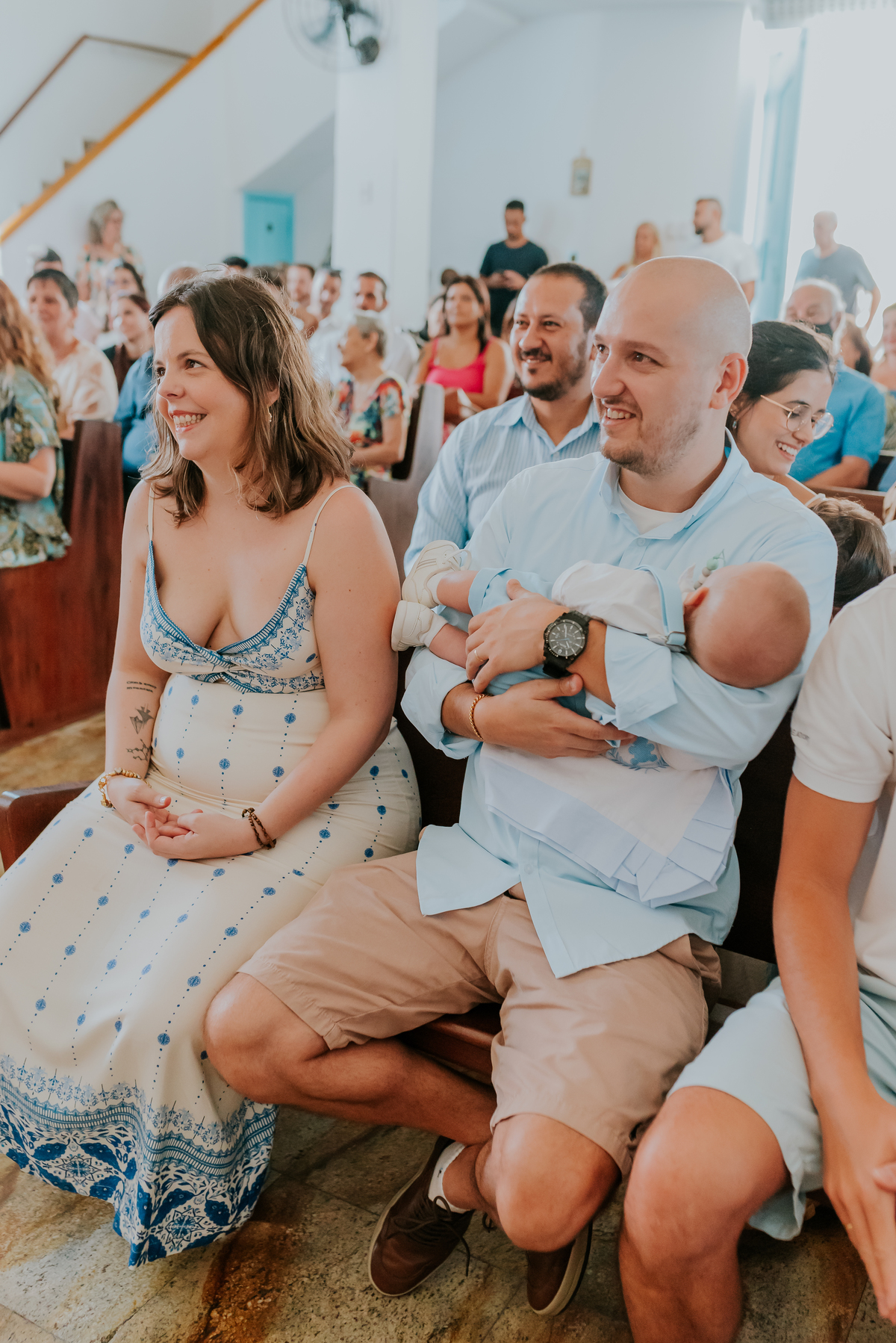 batismo batizado fotografia fotografa familia Praia da Bica Ilha do Governador Rio de Janeiro