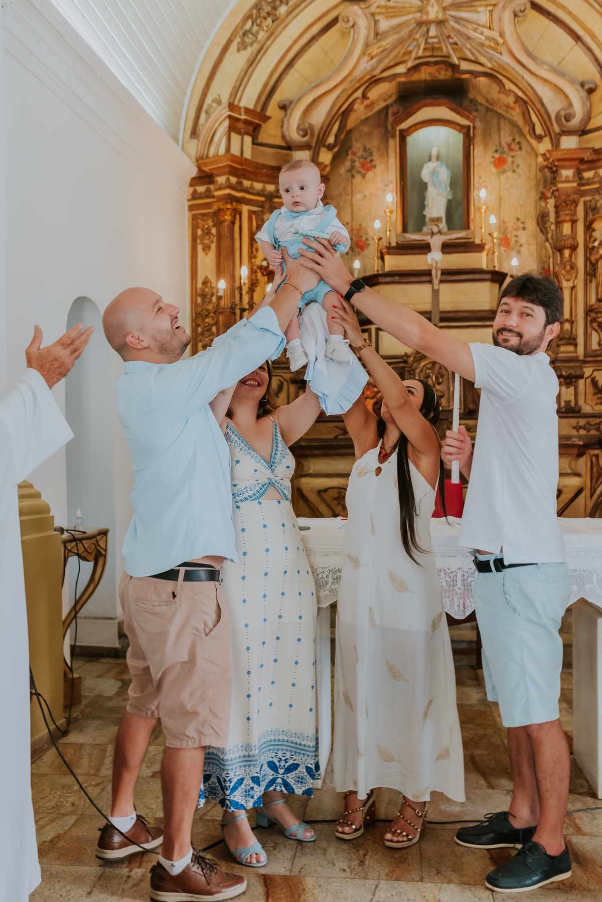 batismo batizado fotografia fotografa familia Praia da Bica Ilha do Governador Rio de Janeiro