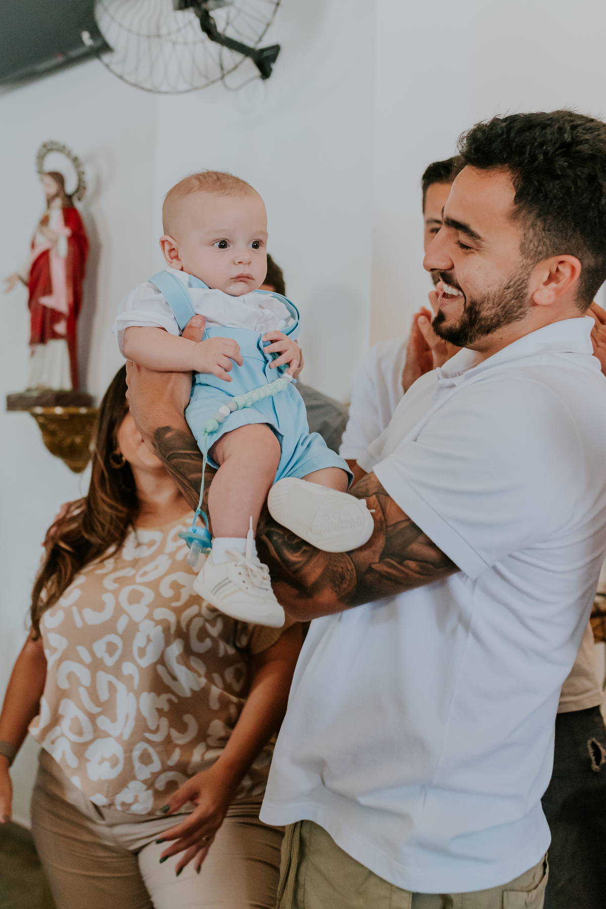 batismo batizado fotografia fotografa familia Praia da Bica Ilha do Governador Rio de Janeiro