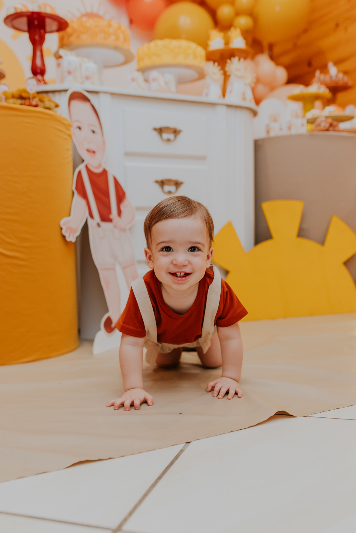 fotografia festa infantil 1 ano Noah tema primeira volta ao sol Rio de Janeiro Jacarepaguá rj fotografa familia 