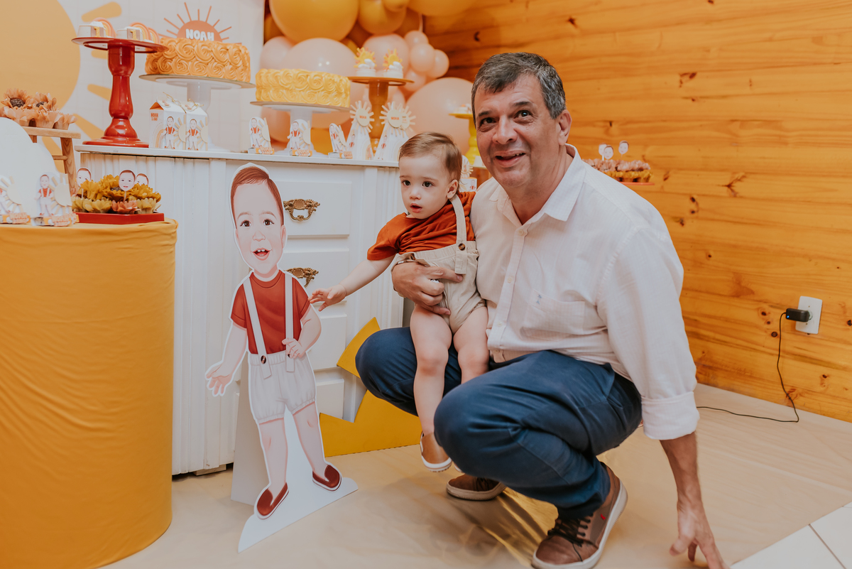 fotografia festa infantil 1 ano Noah tema primeira volta ao sol Rio de Janeiro Jacarepaguá rj fotografa familia 