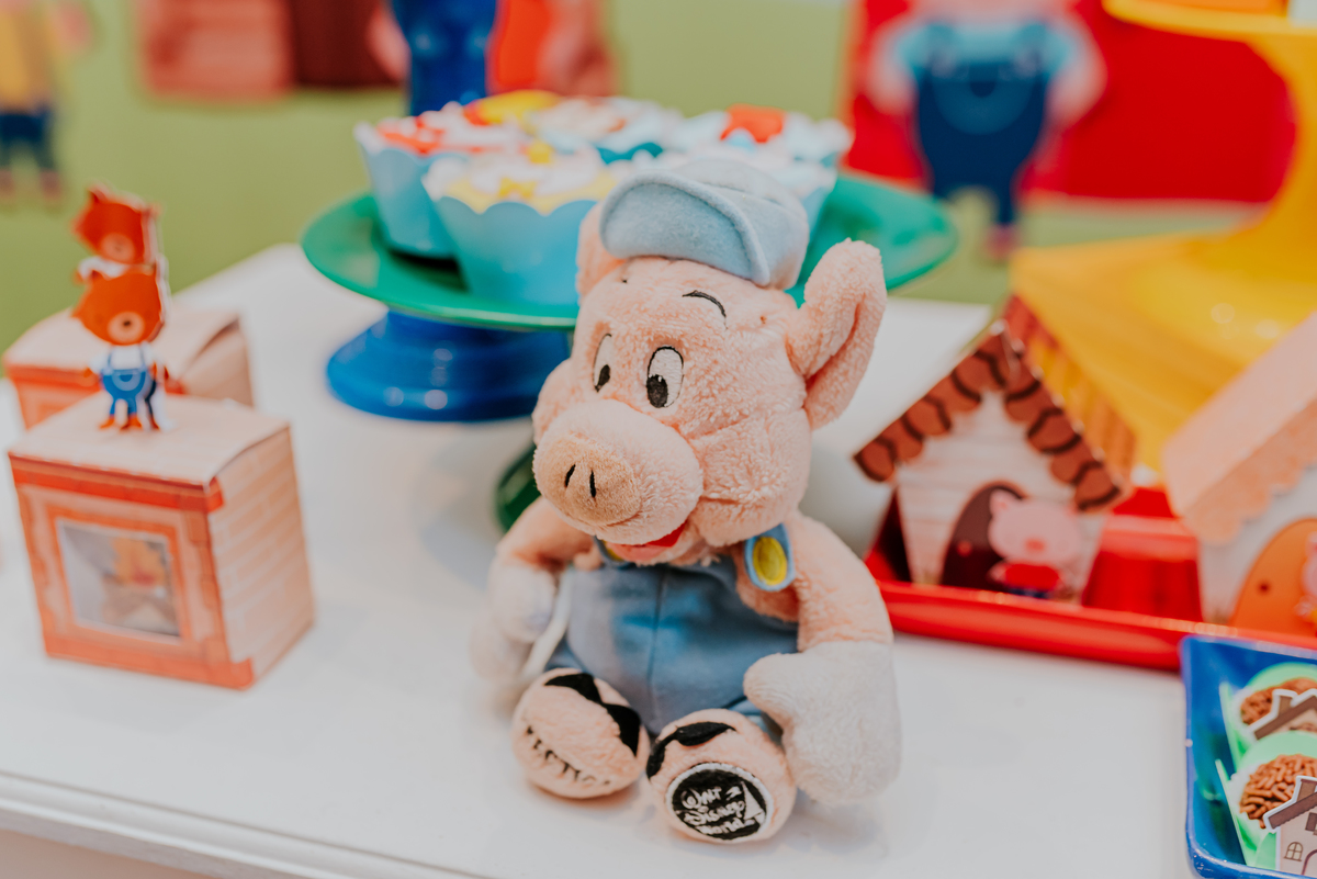 fotografia festa infantil jacapregua Rio de Janeiro fotografa familia 3 anos Antonio tema 3 porquinhos casa de festas dreams