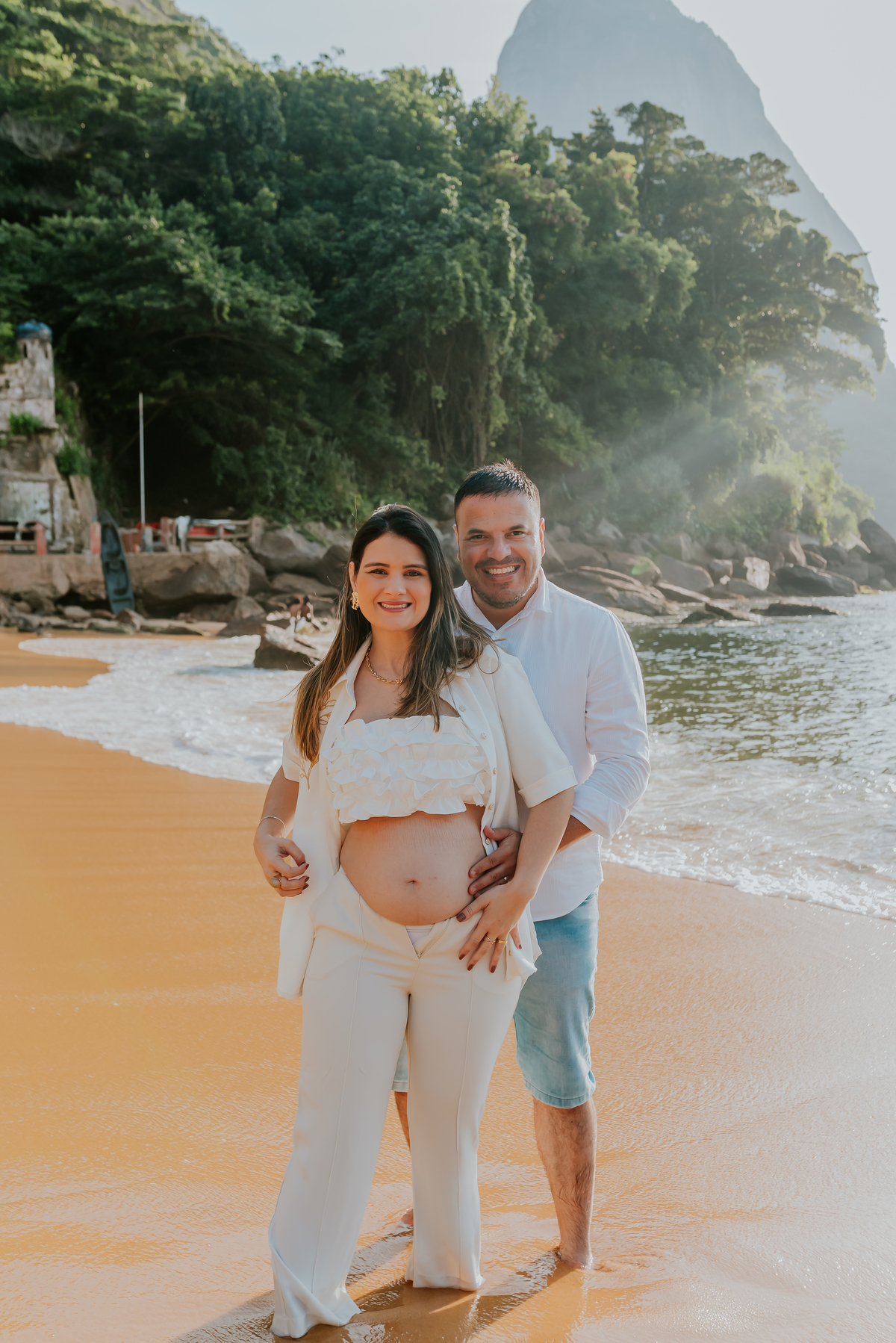 fotografia ensaio gestante externo fotografa familia praia vermelha urca Rio de Janeiro 