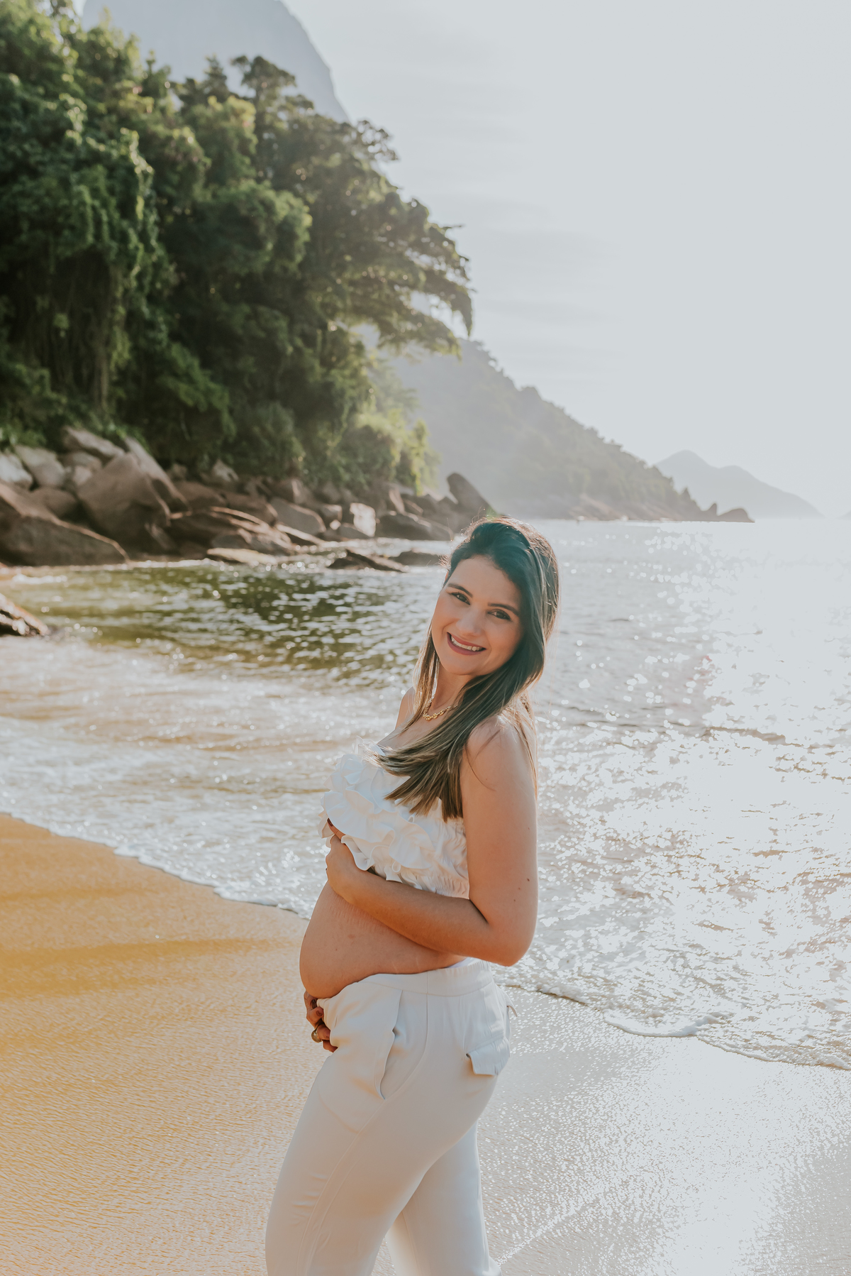 fotografia ensaio gestante externo fotografa familia praia vermelha urca Rio de Janeiro 