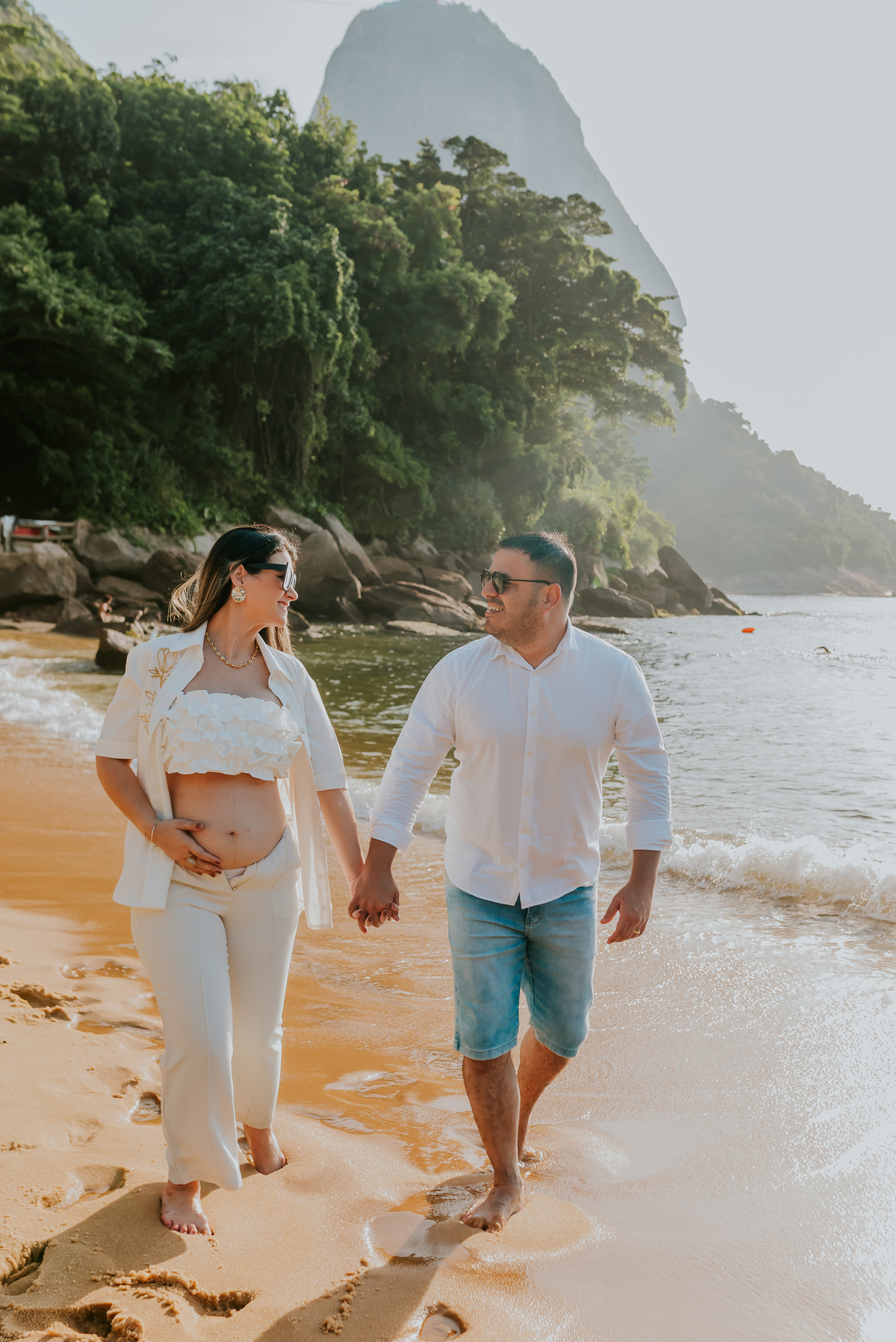 fotografia ensaio gestante externo fotografa familia praia vermelha urca Rio de Janeiro 